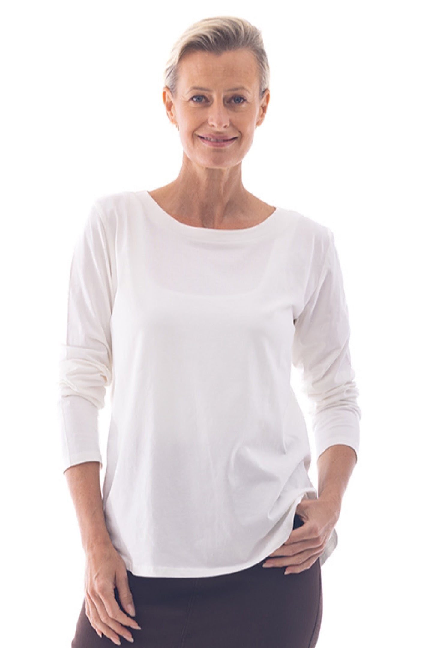 Cafe Latte White Tee CLM529