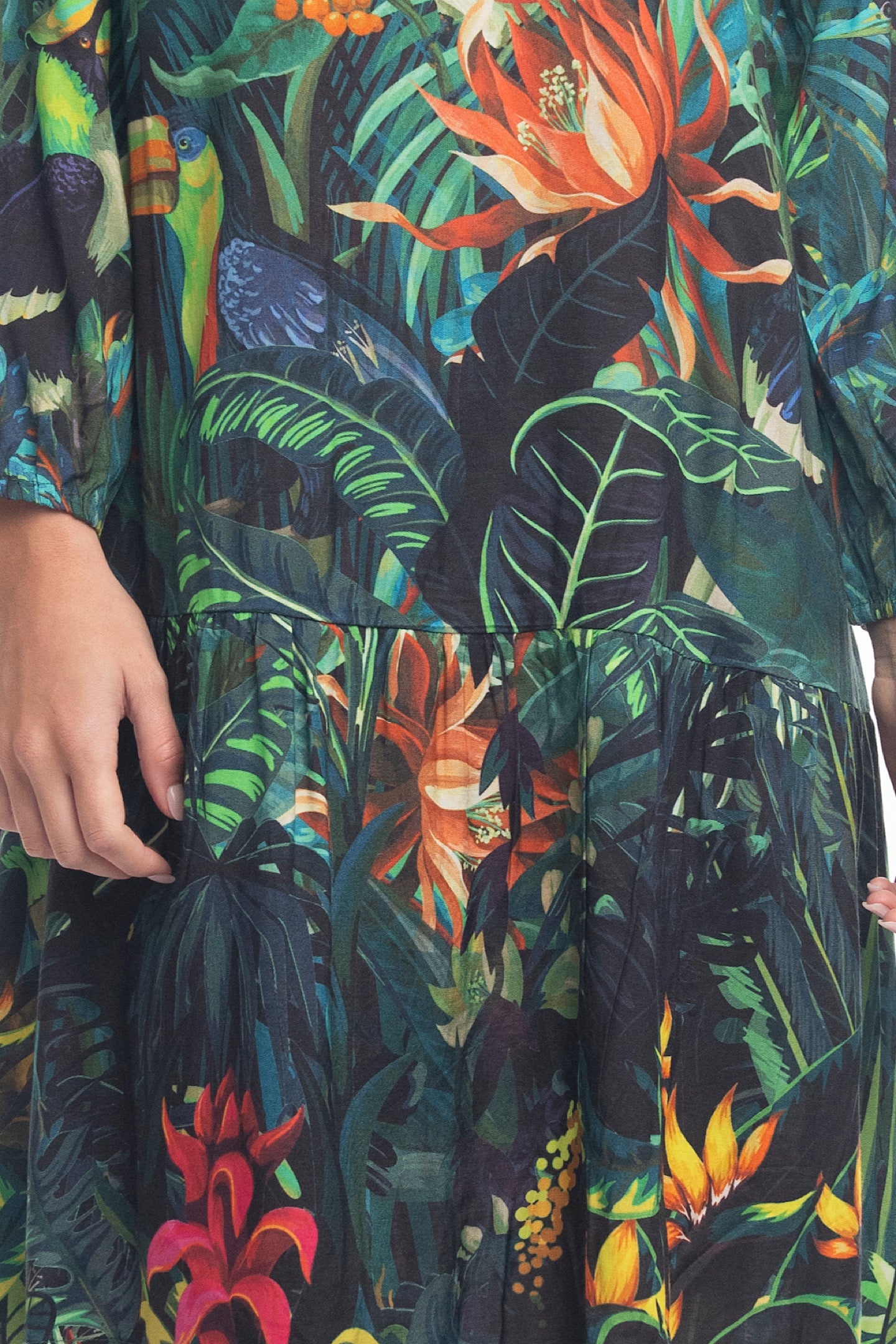 Orientique Drop Waist Print 6 71482