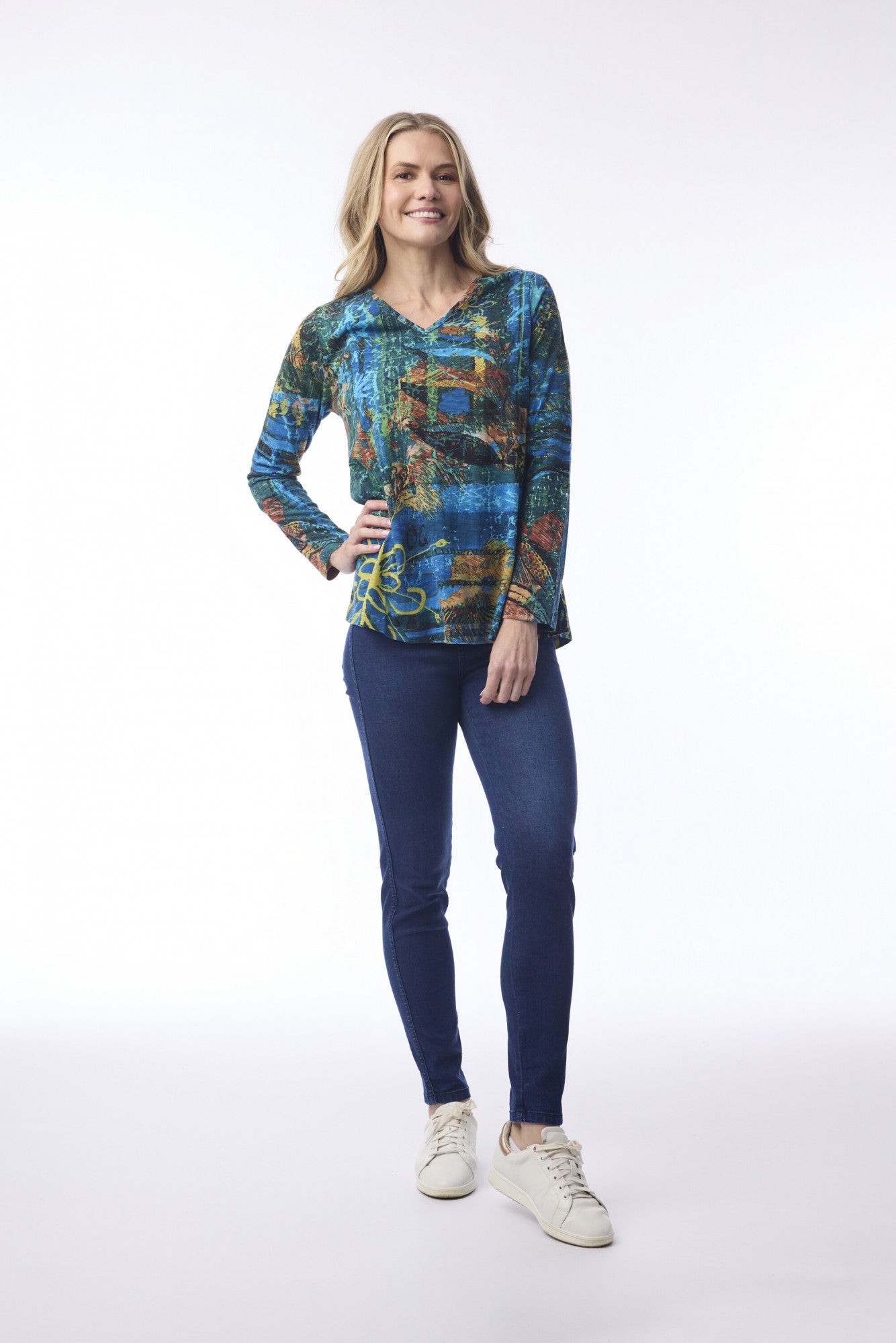 Orientique Batik Floral Contemp 23142