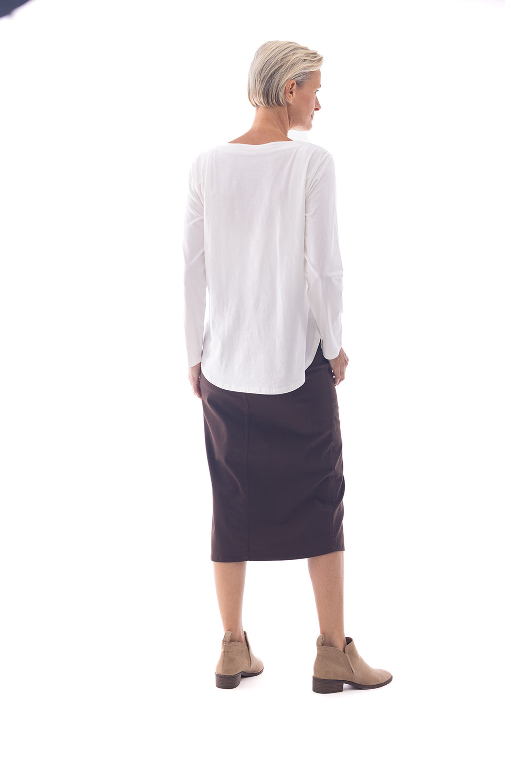 Cafe Latte White Tee CLM529