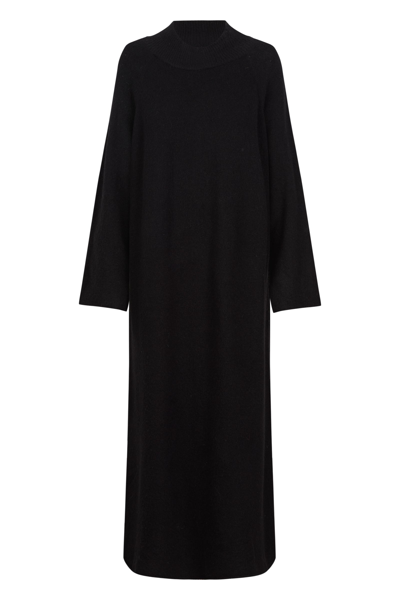 EB & IVE Paarl Tie Knit Dress Ebony