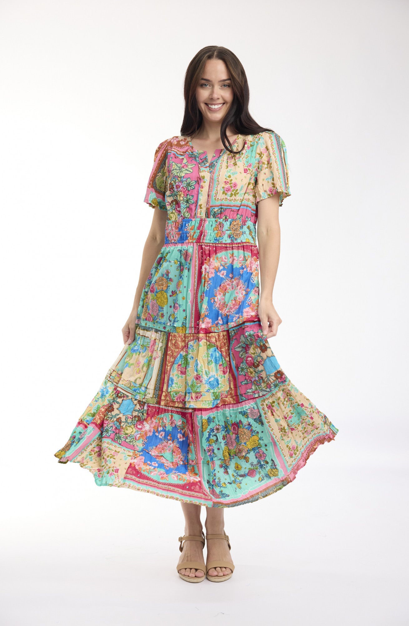 Orientique Foulard Fleurs Maxi 61053 - Coming Soon