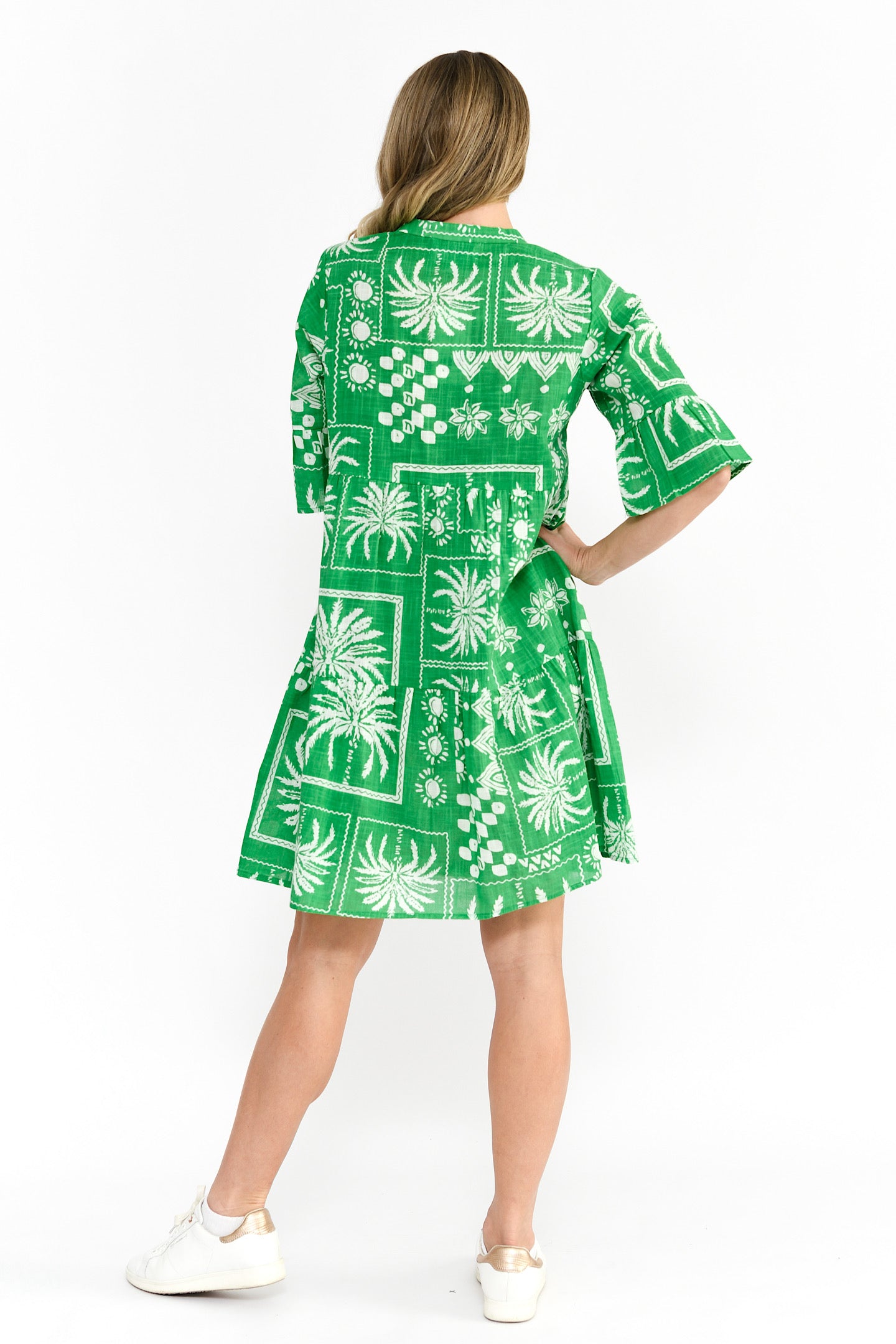 One Summer Maya Mono Patch Green