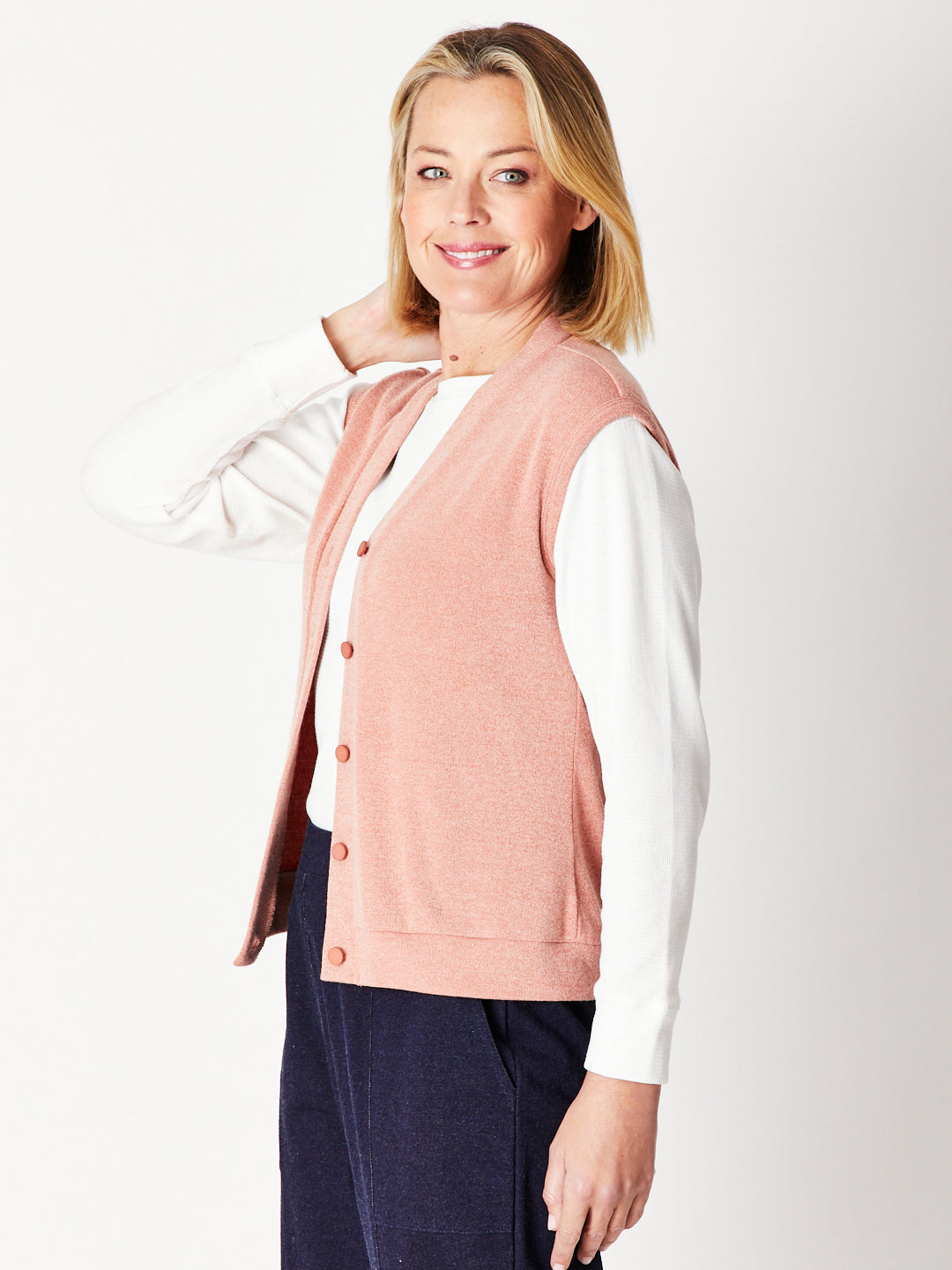 Cordelia Marle Vest Brick