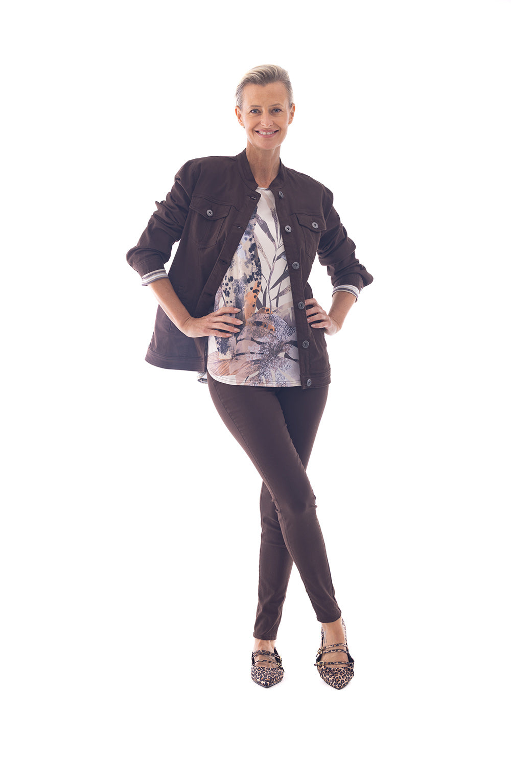 Cafe Latte Jacket Choc CLM414