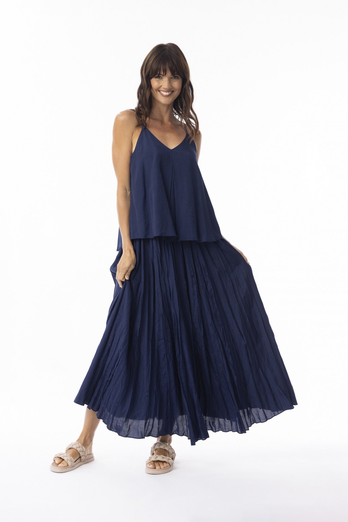 Escape Lux Skirt Navy 55027M