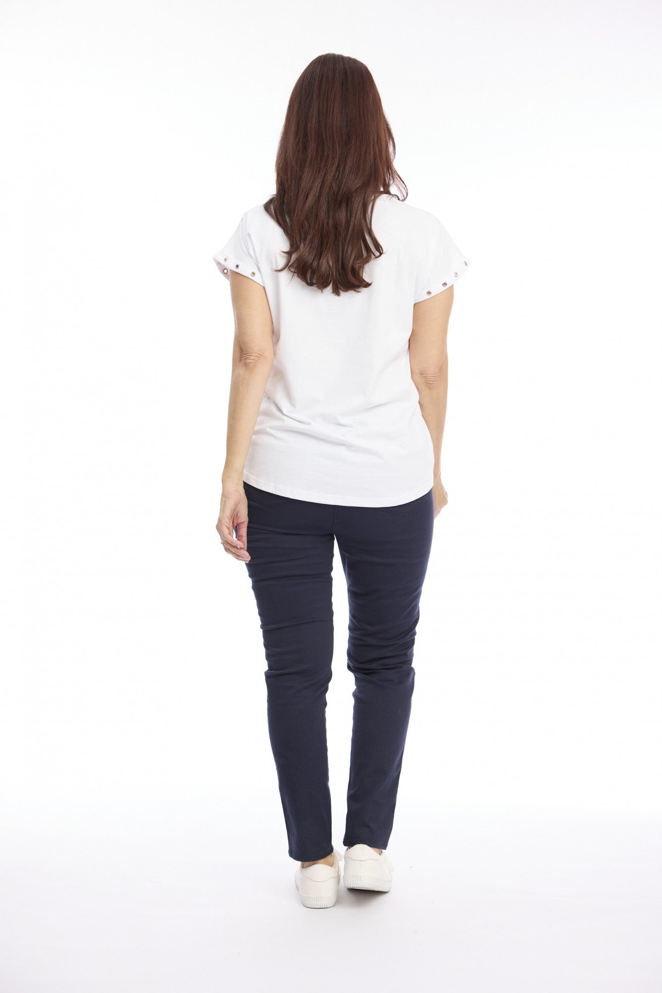 Cafe Latte White Eyelet CLM576