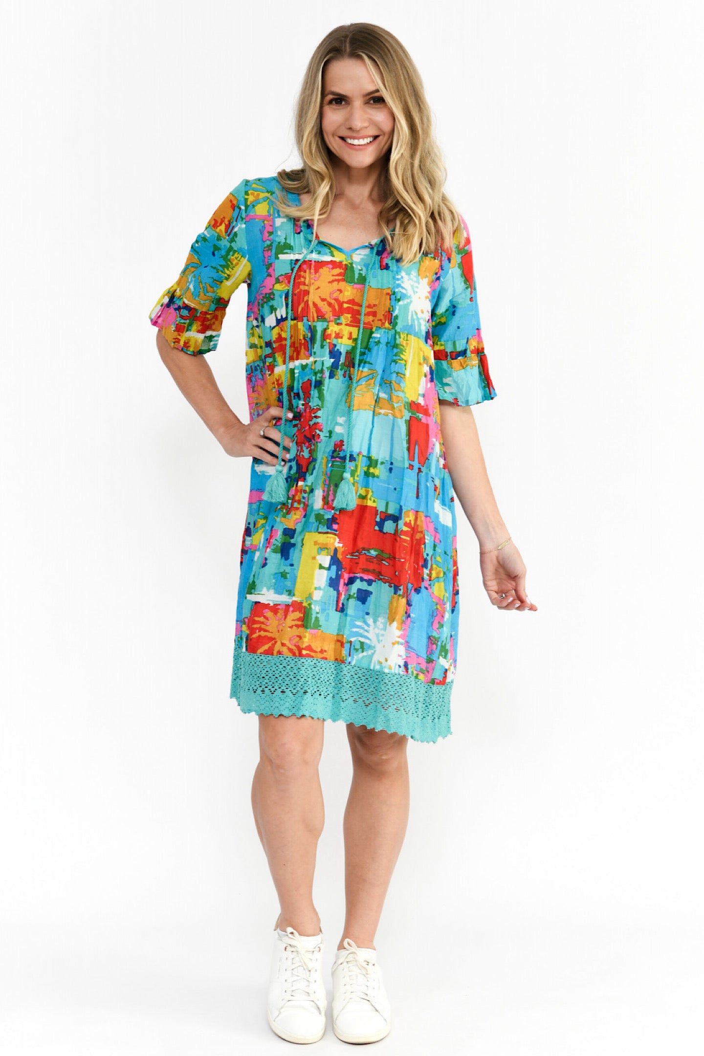 One Summer Hannah Painted Palms 1