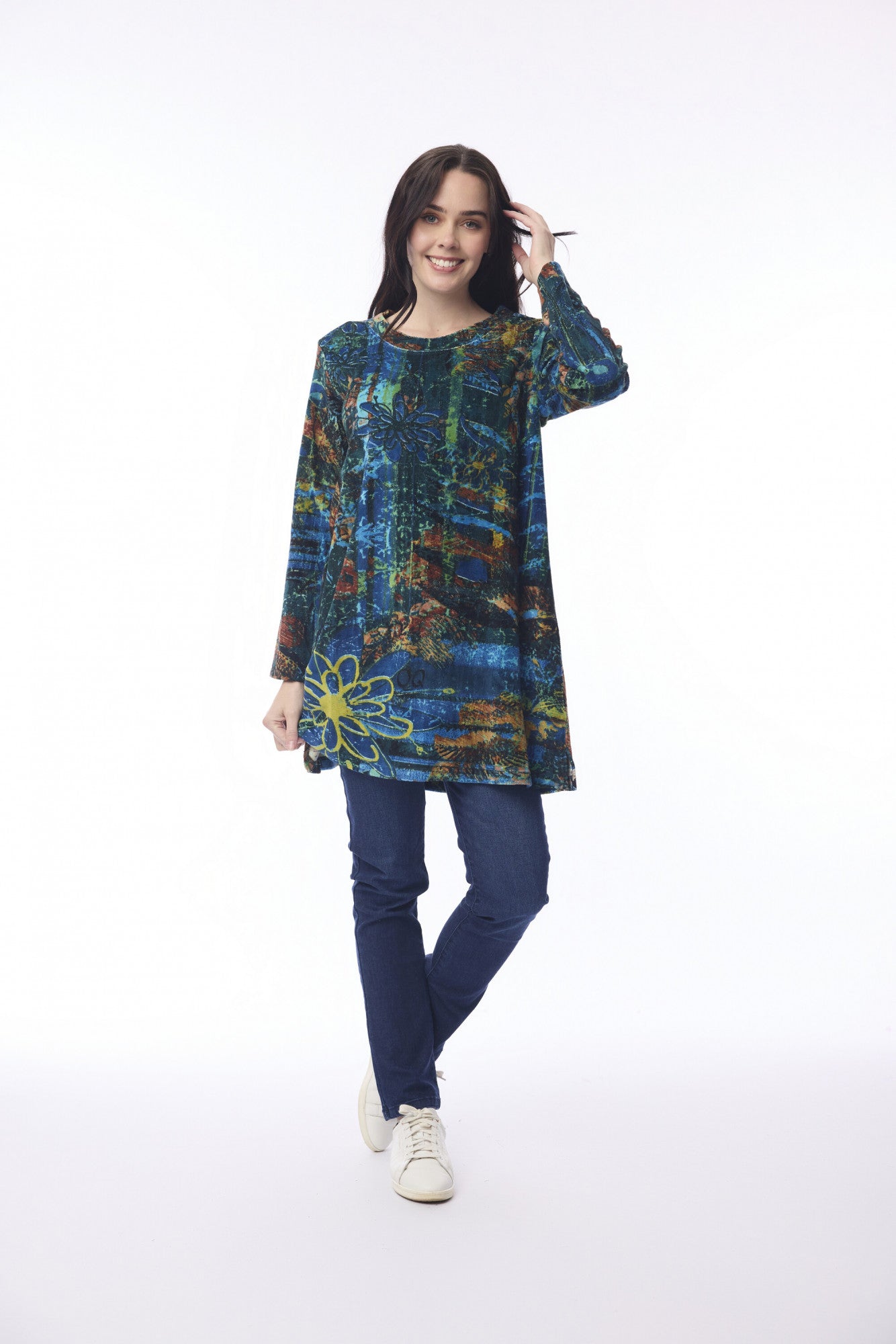 Orientique Batik Floral Tunic 23144