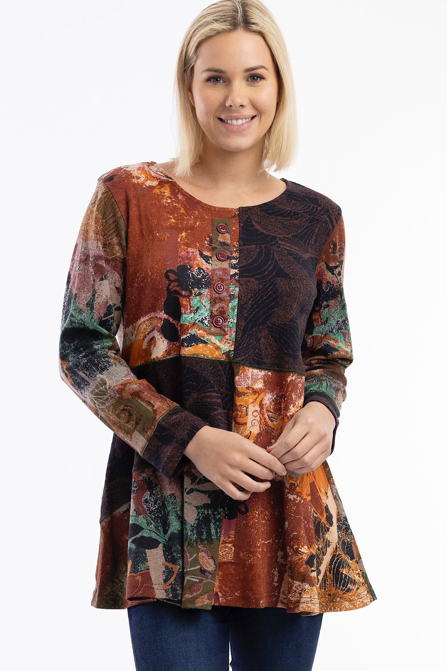 Orientique Fields of Gold Tunic 62699