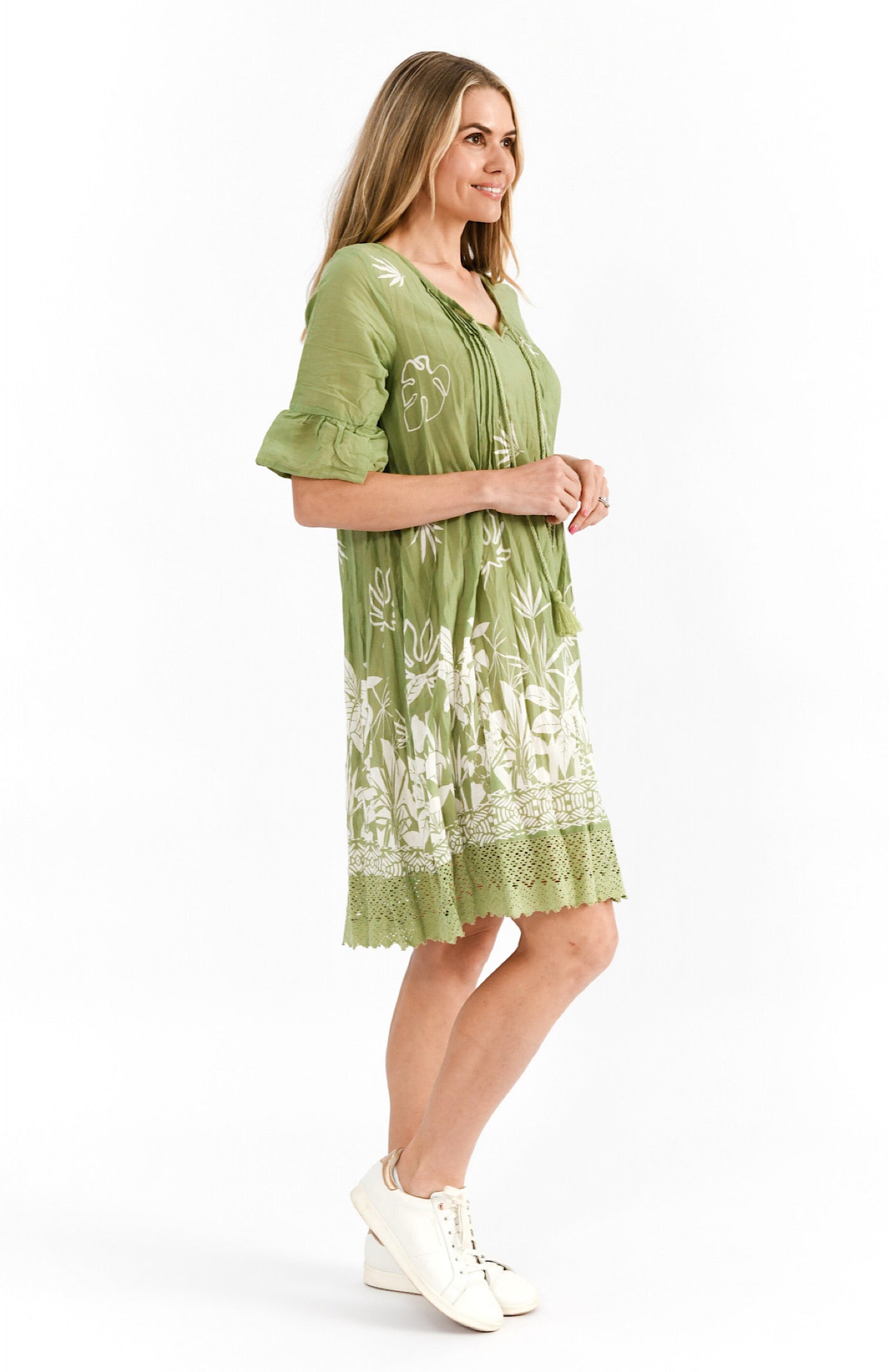 One Summer Hannah Trop Border Olive