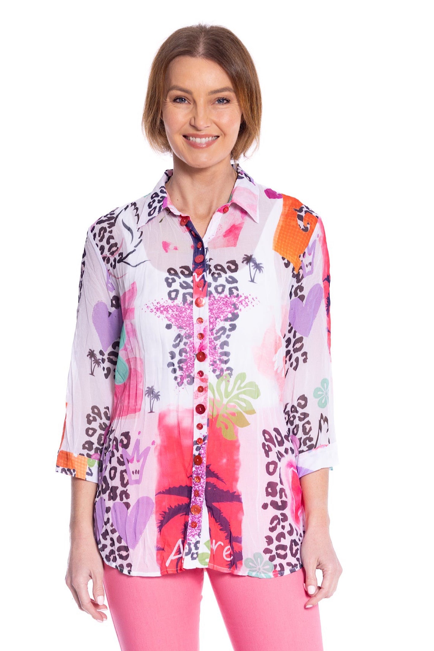 Cafe Latte Pink Shirt CLM488