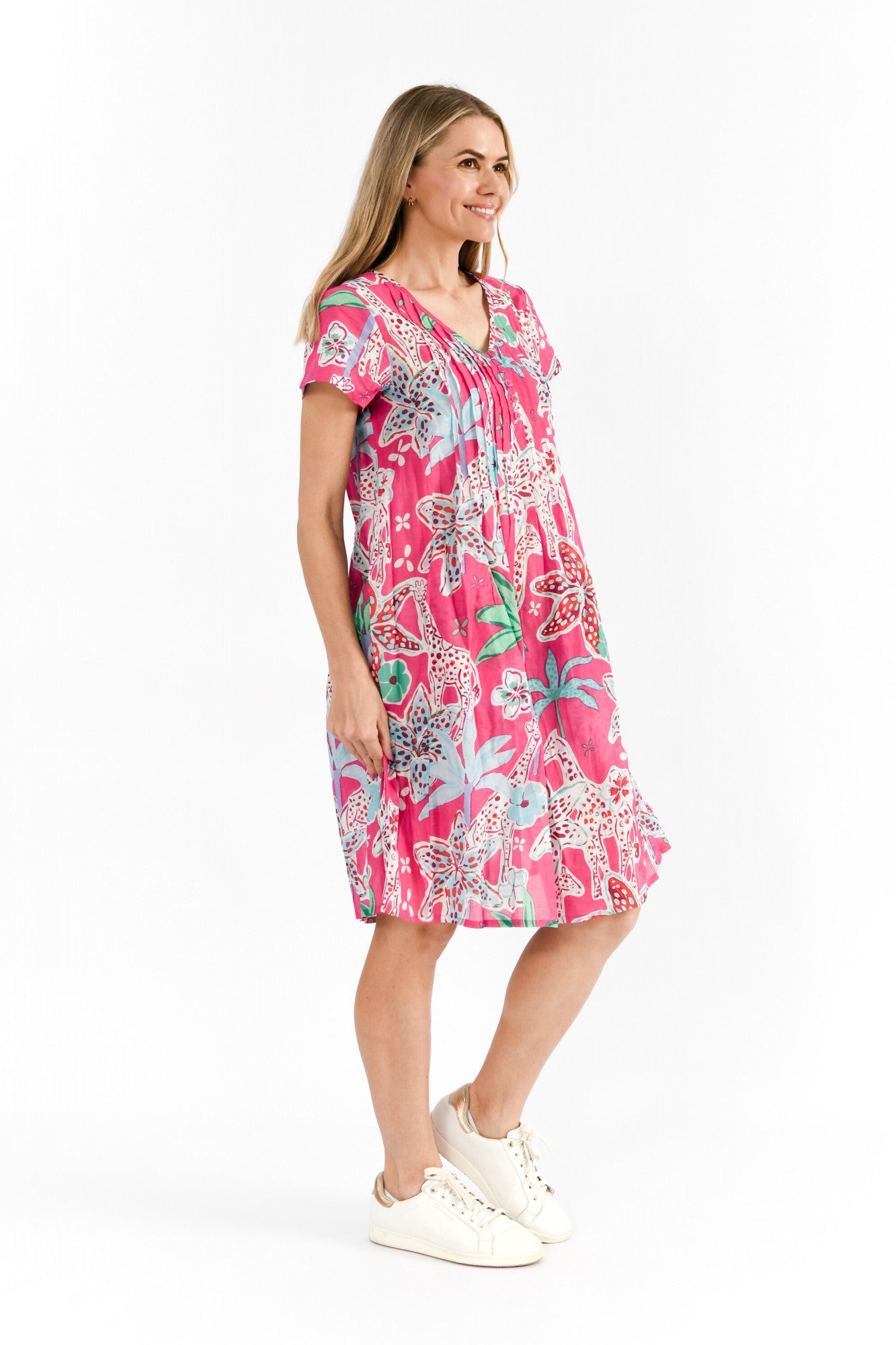 One Summer Nicola Giraffe Pink DW26H