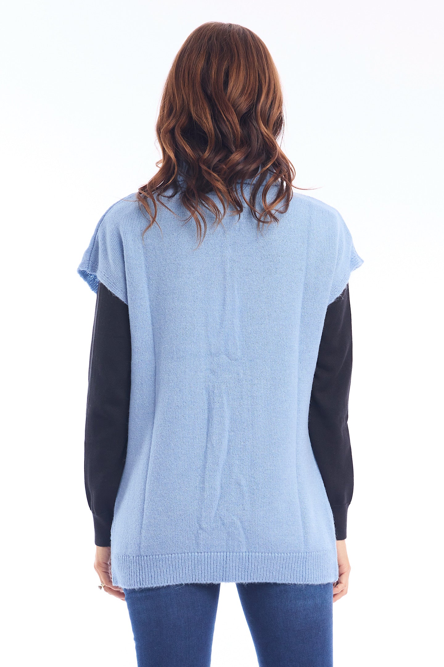 Escape Knit Top Denim 1348