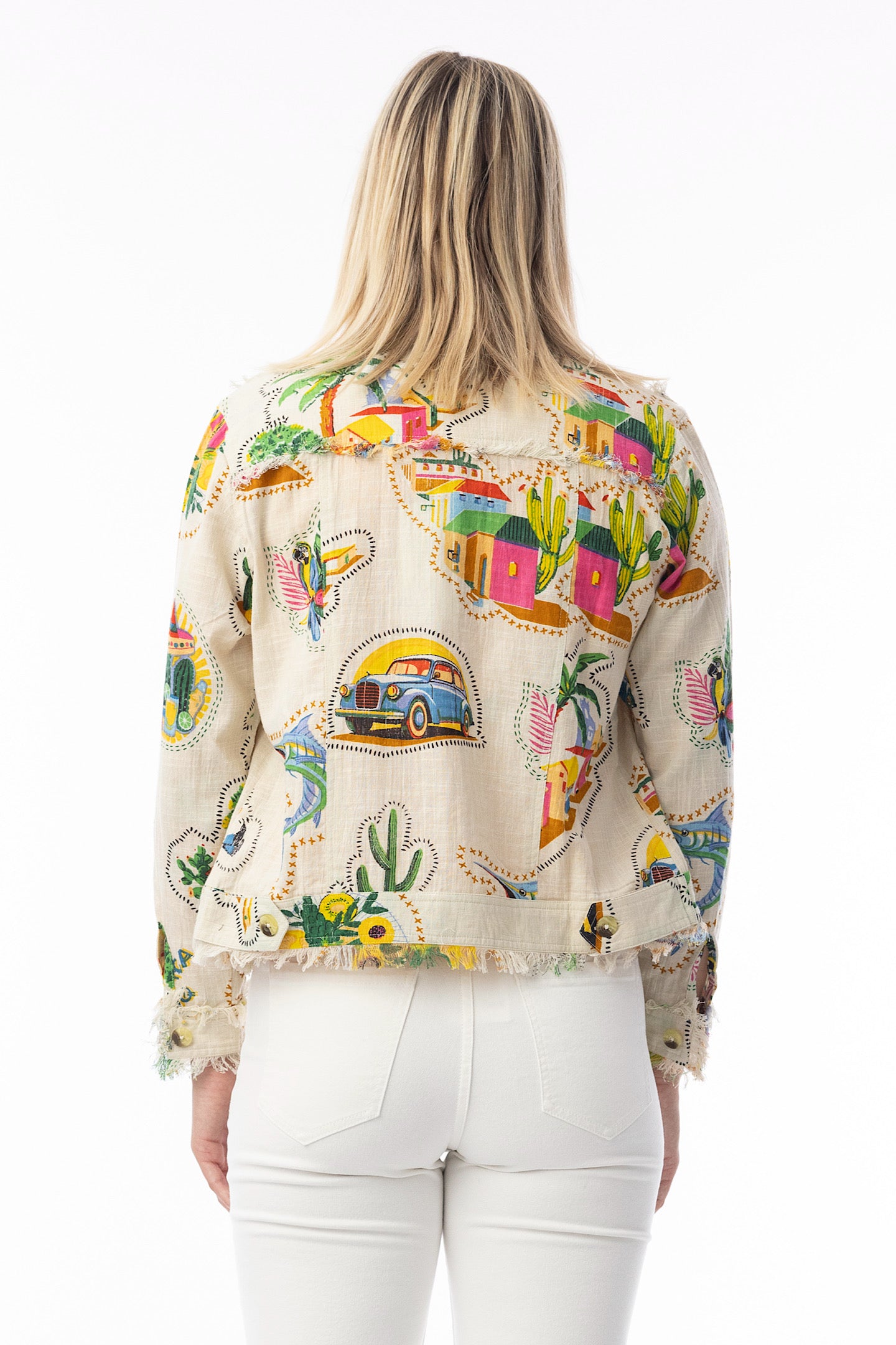 Orientique Guatemala White Jacket 32439