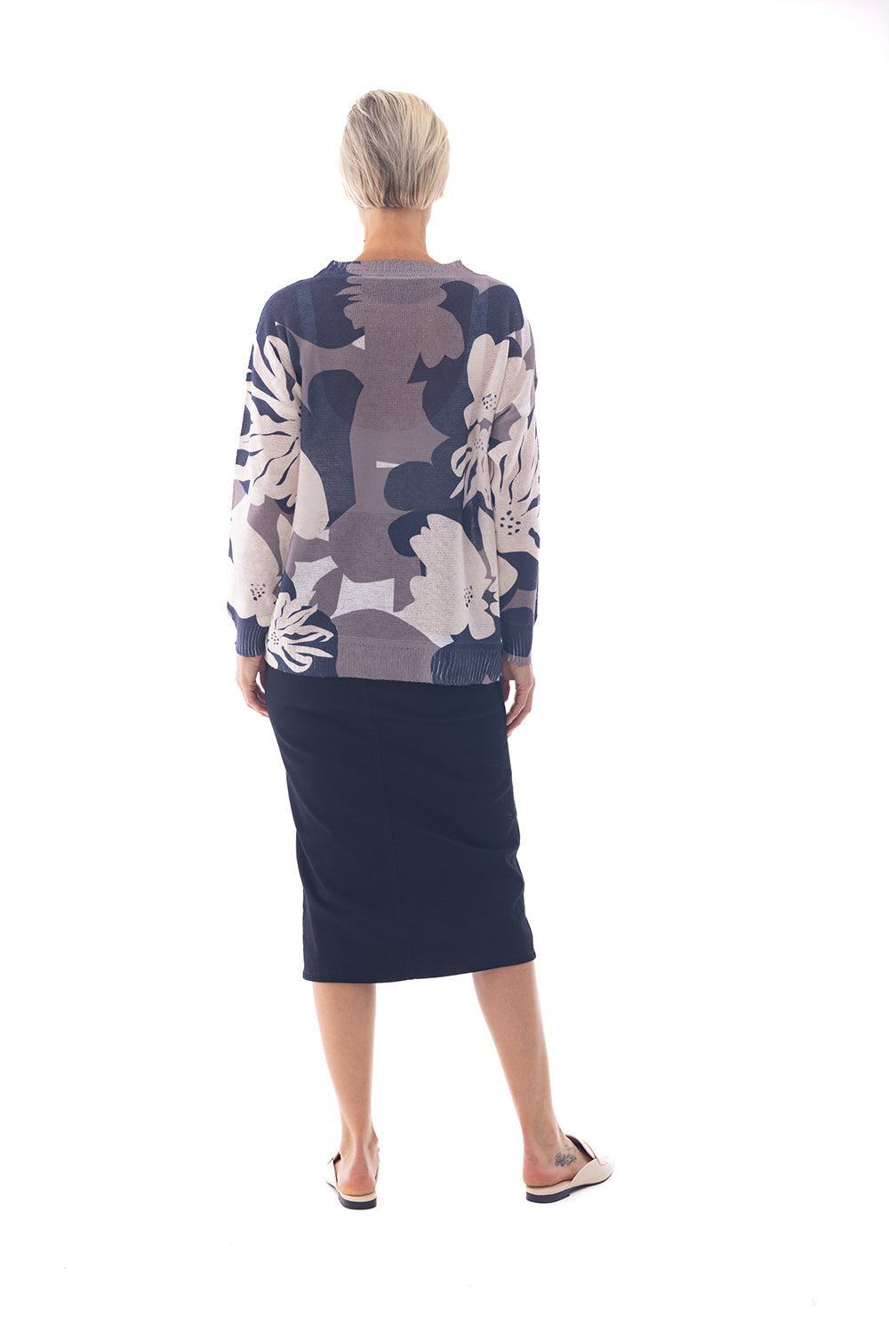 Cafe Latte Black Print CLK109