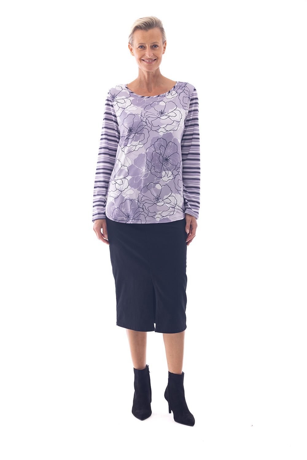 Cafe Latte Silver Floral  CLM531