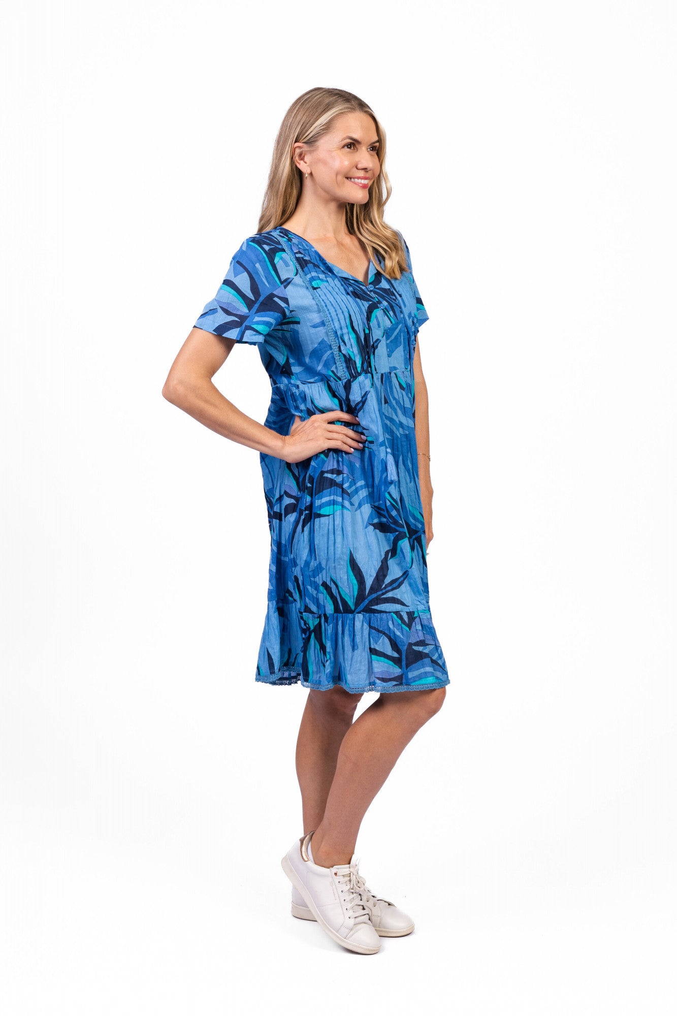 One Summer Colette Geo Leaves DW126J