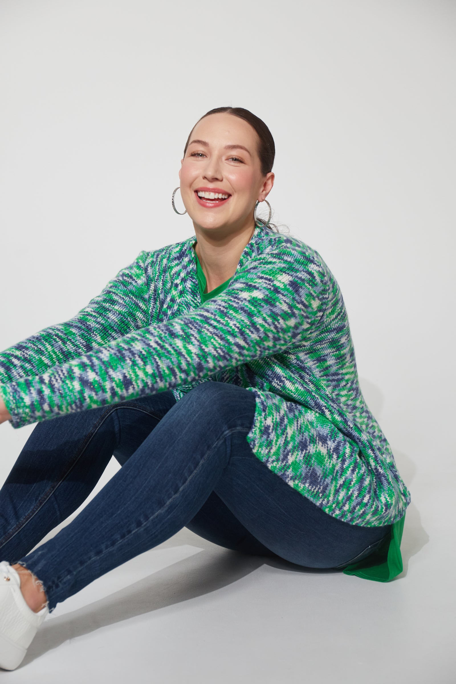 Haven Paxton Cardigan Cobalt