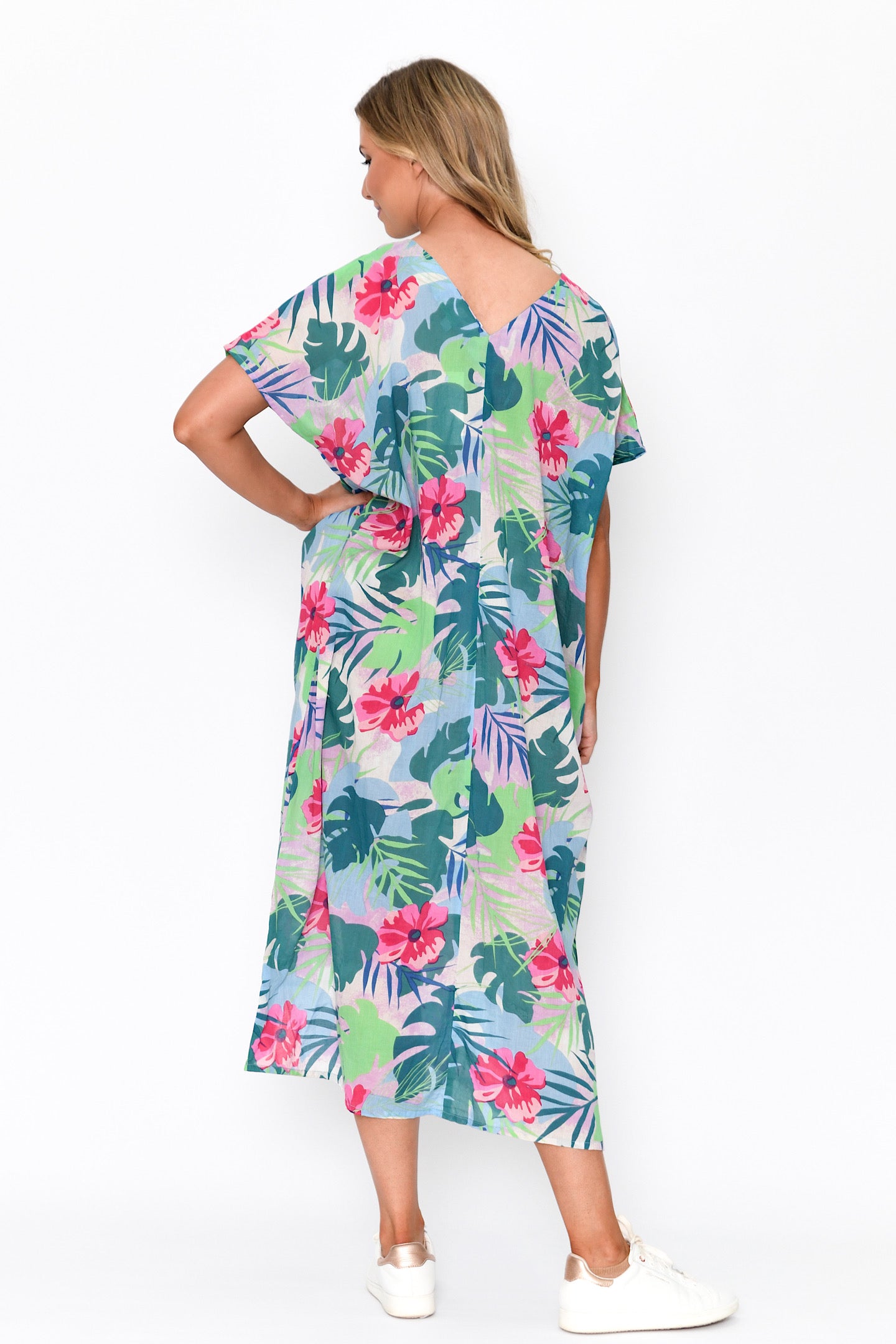 One Summer Frankie Kaftan Print 4 DW112G