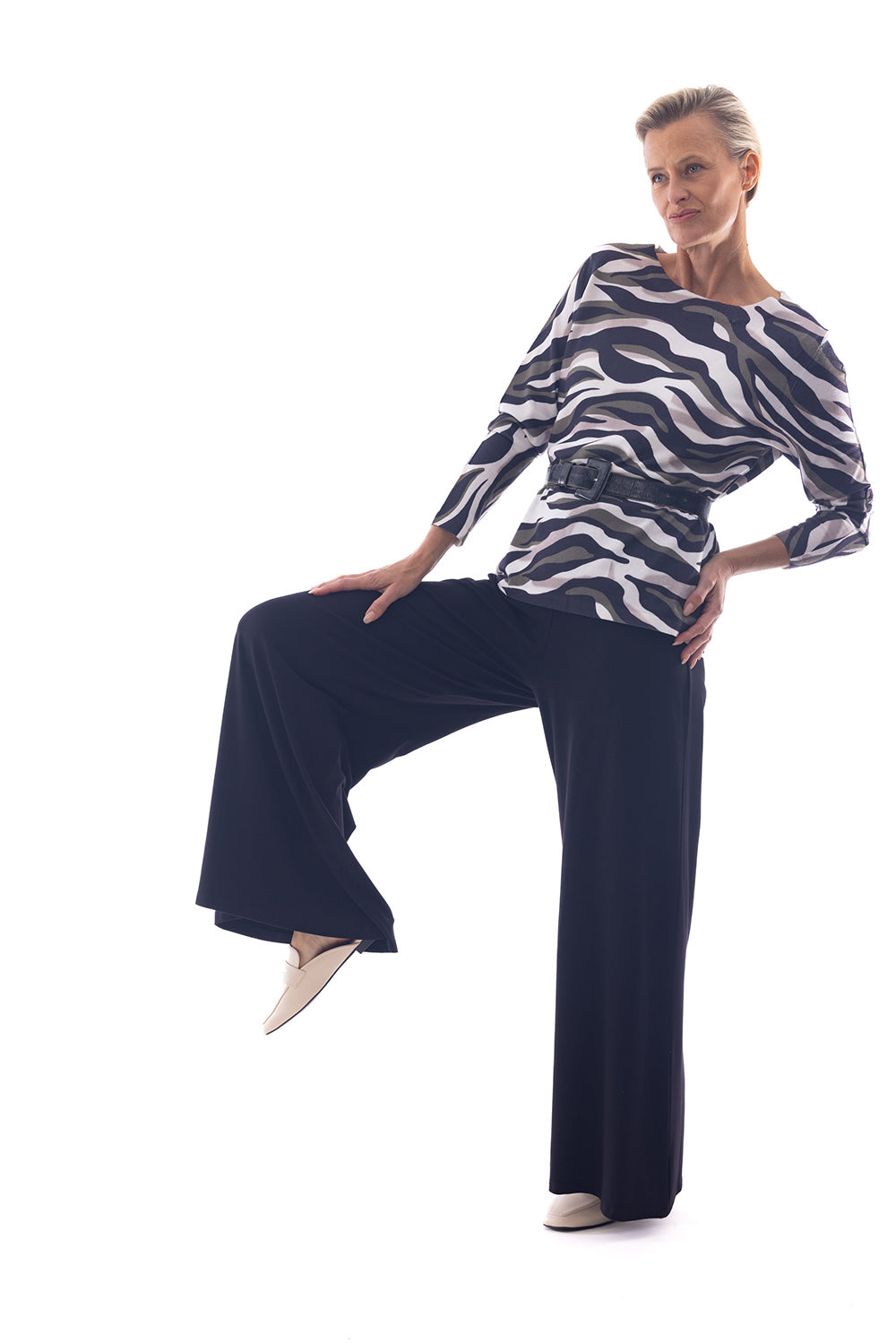 Cafe Latte Black Bamboo Pant Clm528