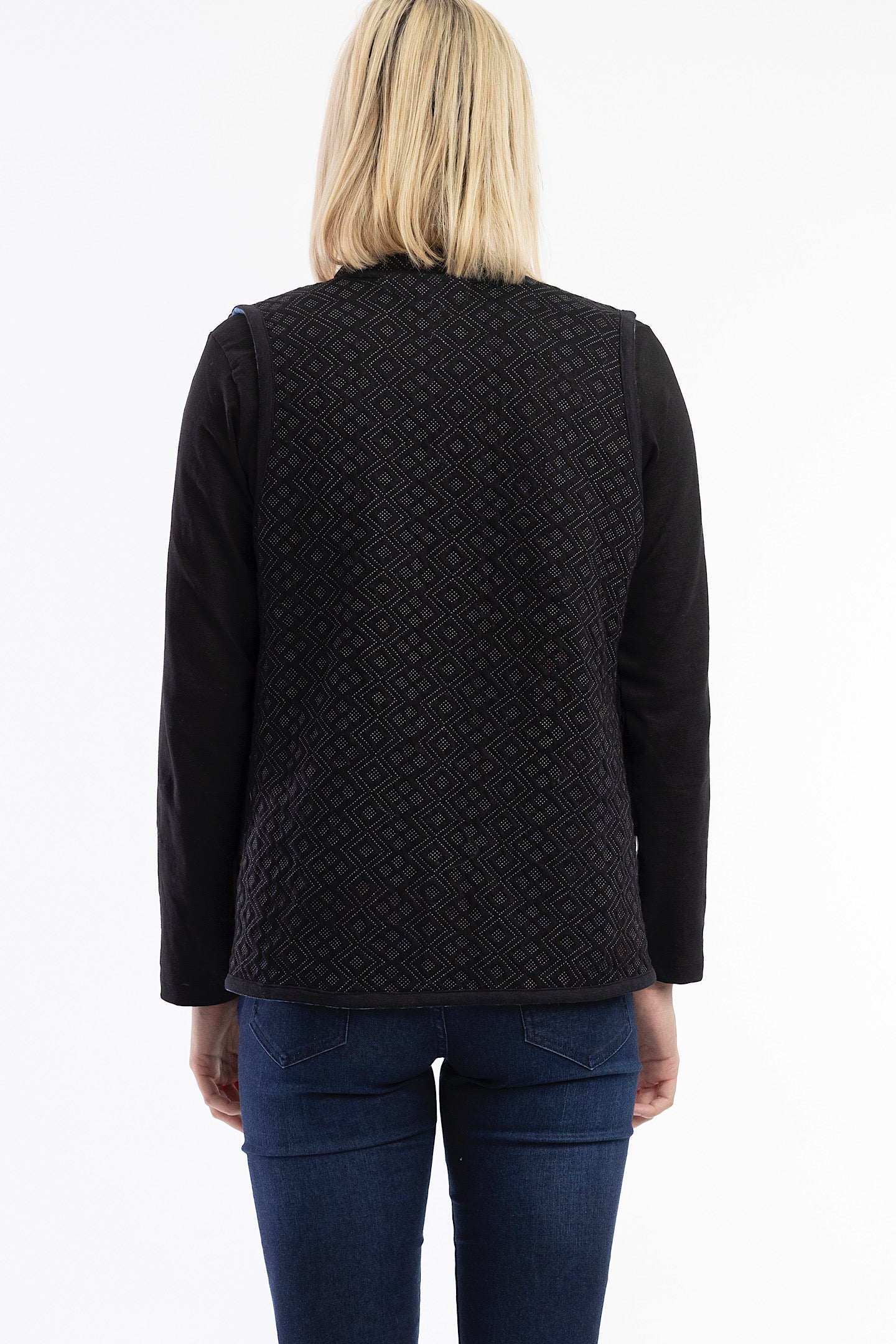 Orientique Vest Zip Houses 23016