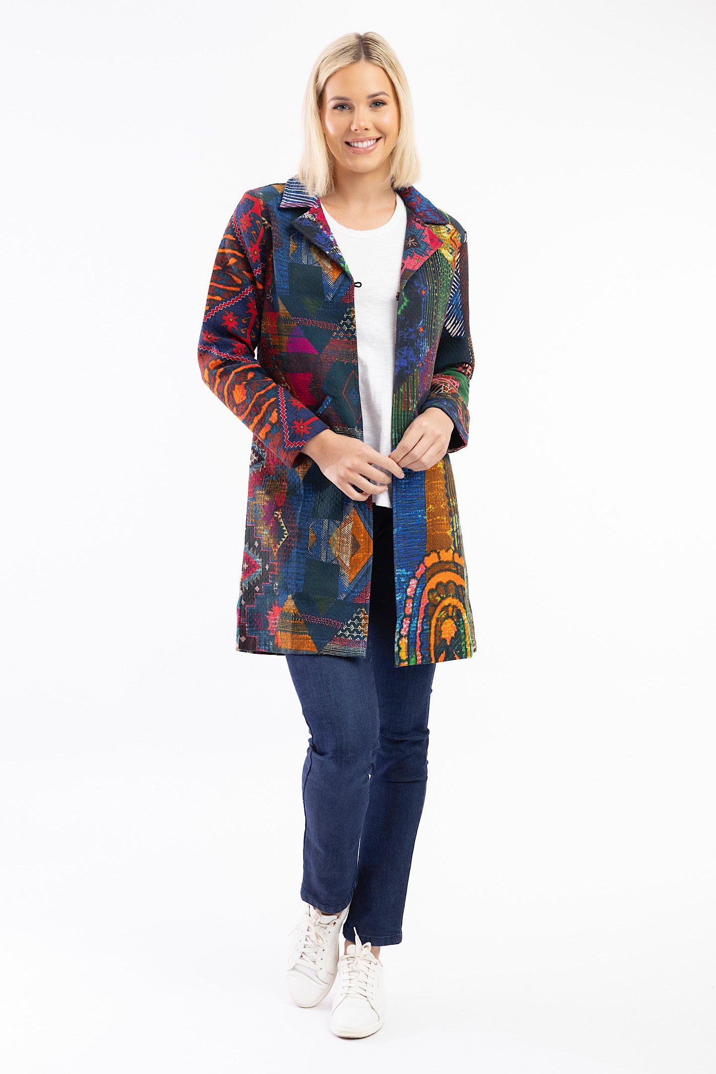 Orientique Mosaic Coat 62741