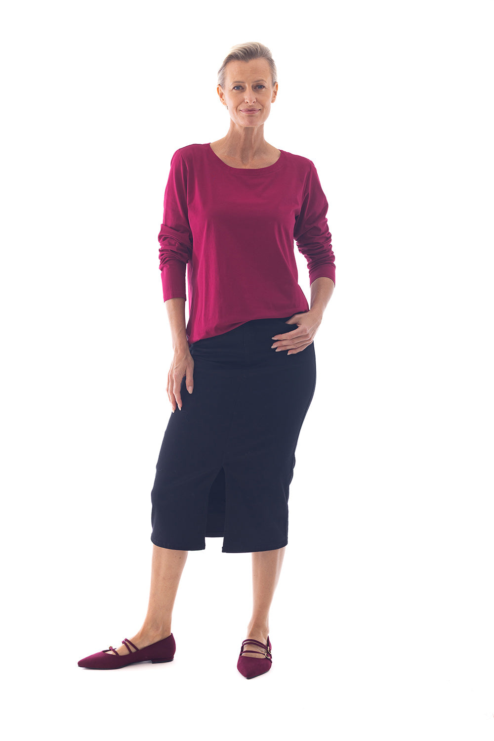 Cafe Latte Wine Tee CLM529