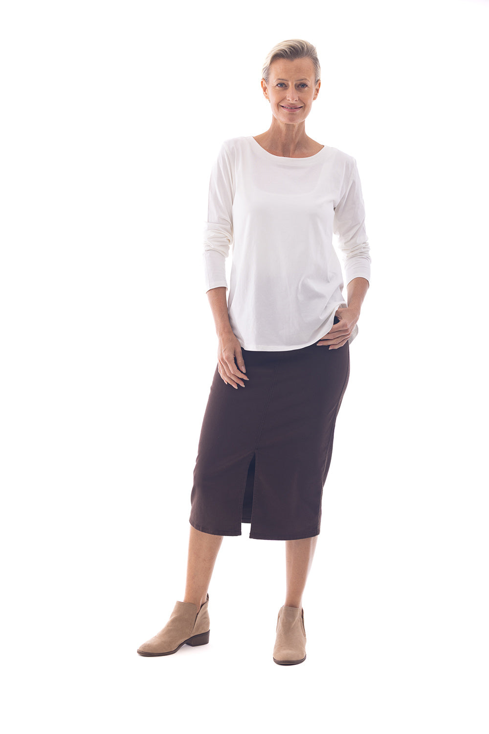 Cafe Latte White Tee CLM529