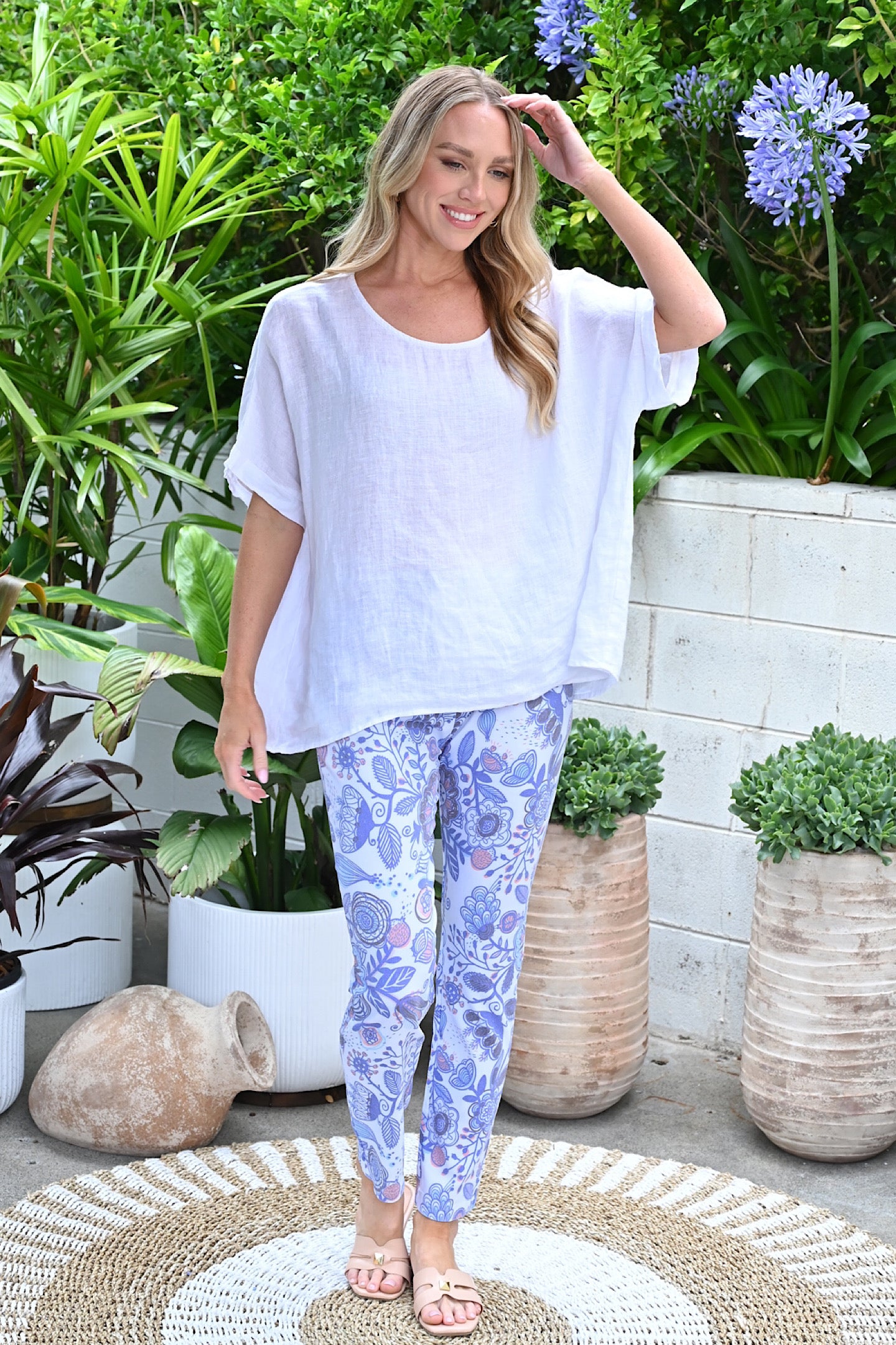 Cali & Co Blue Pants CA24168-19
