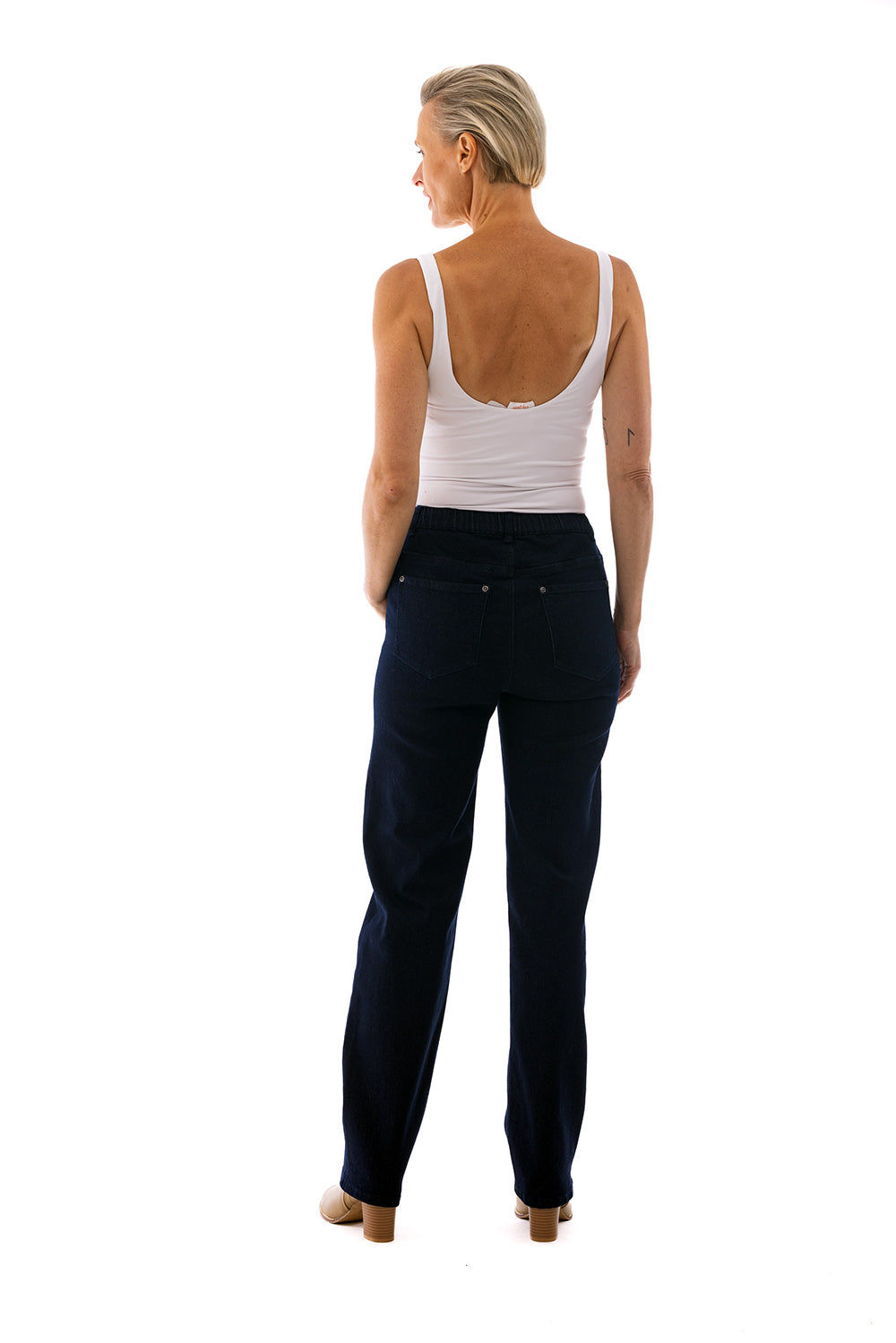 Cafe Latte Dark Jean Wide CLM471