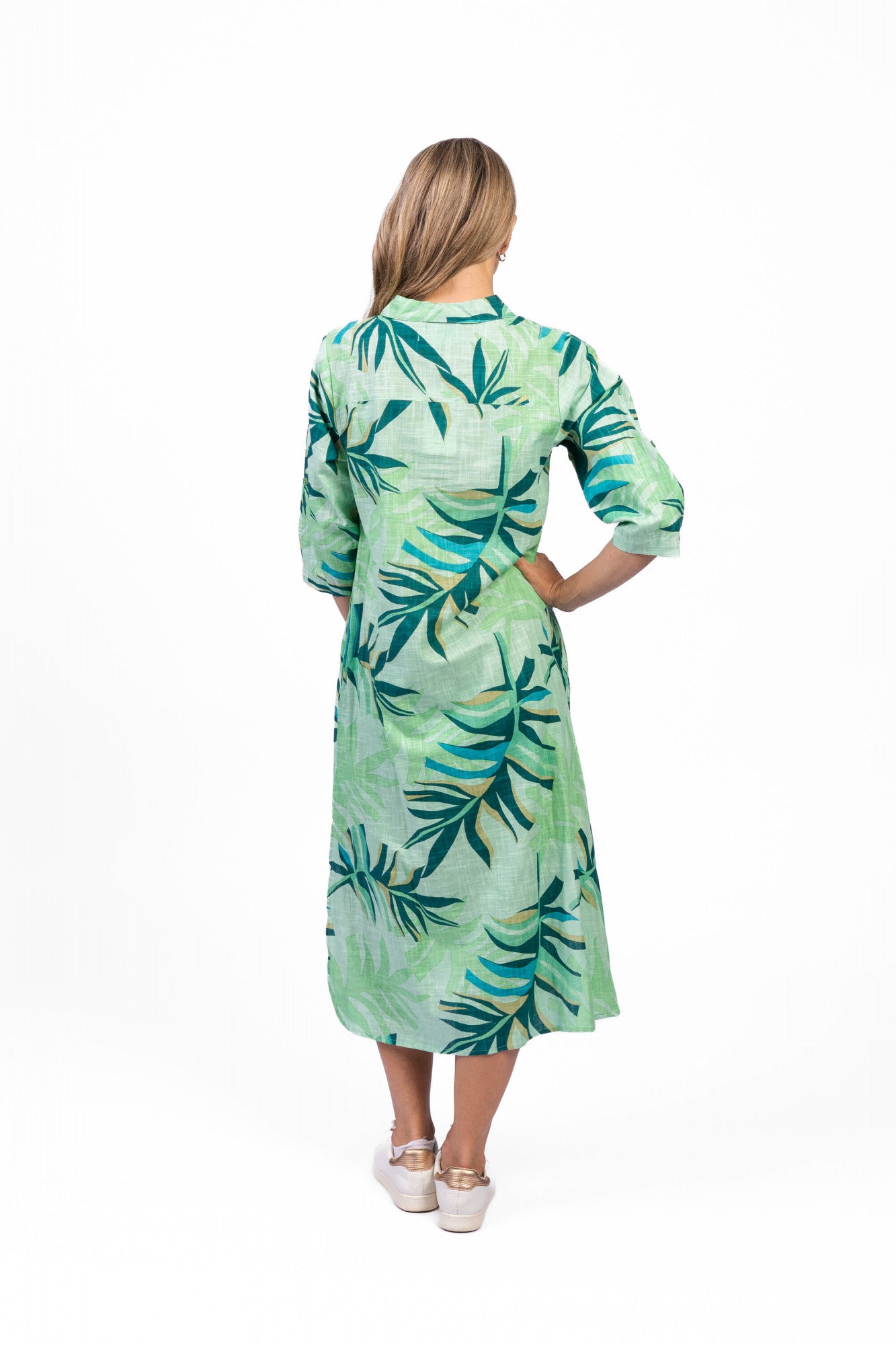 One Summer Sofia Geo Leaves