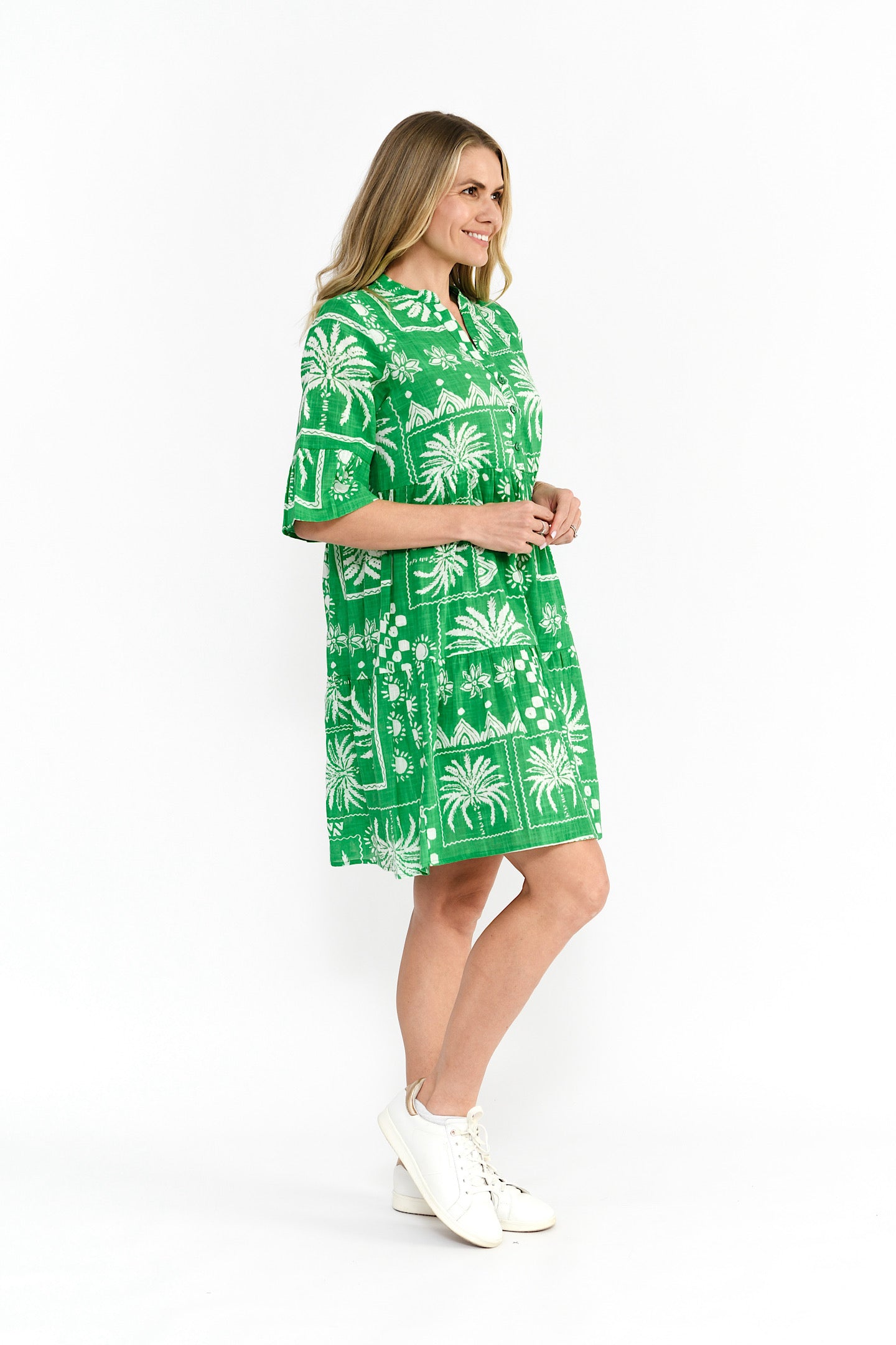 One Summer Maya Mono Patch Green