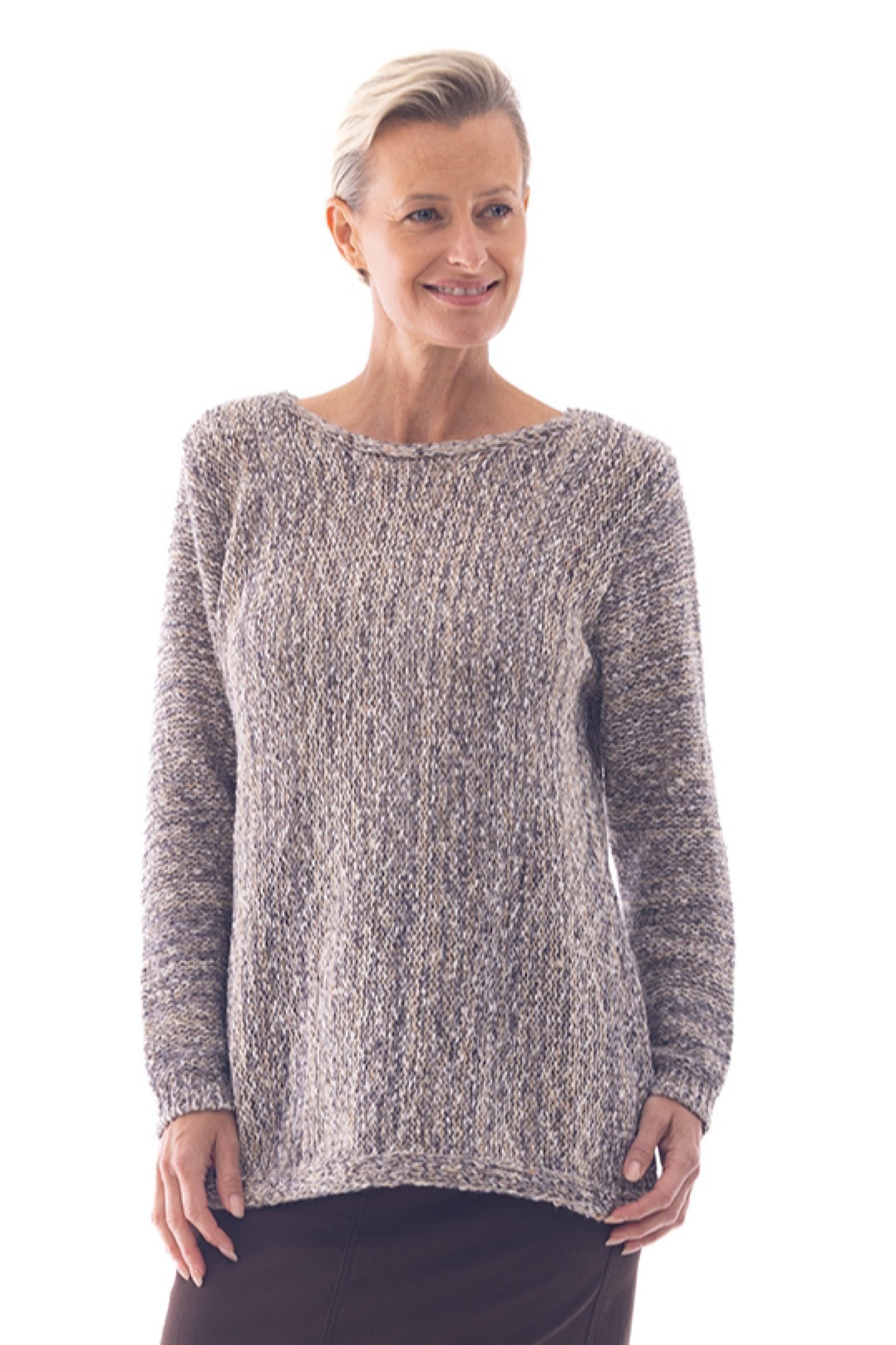 Cafe Latte Choc Knit CLK105