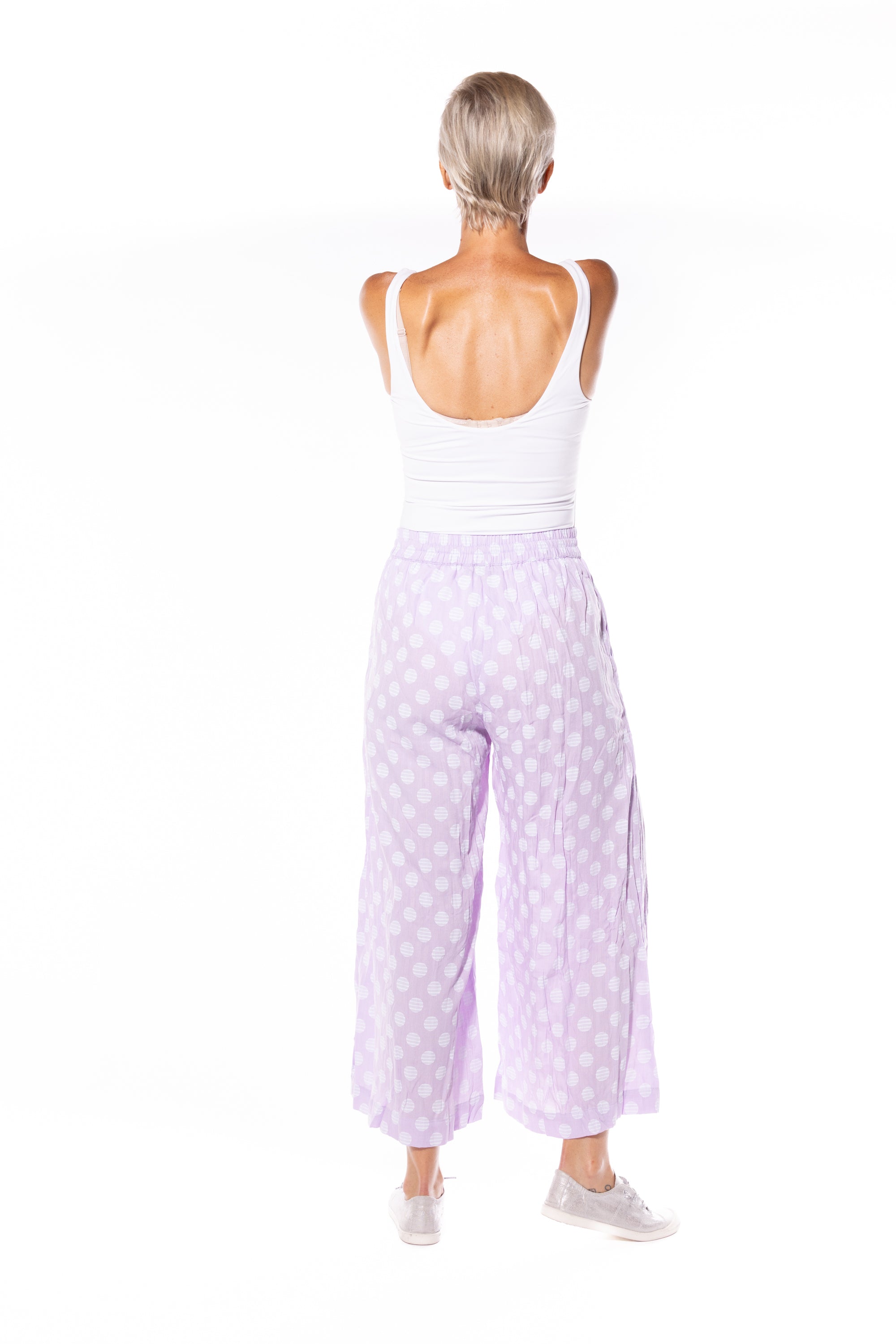 Cafe Latte Spot Pants Lilac CLM451