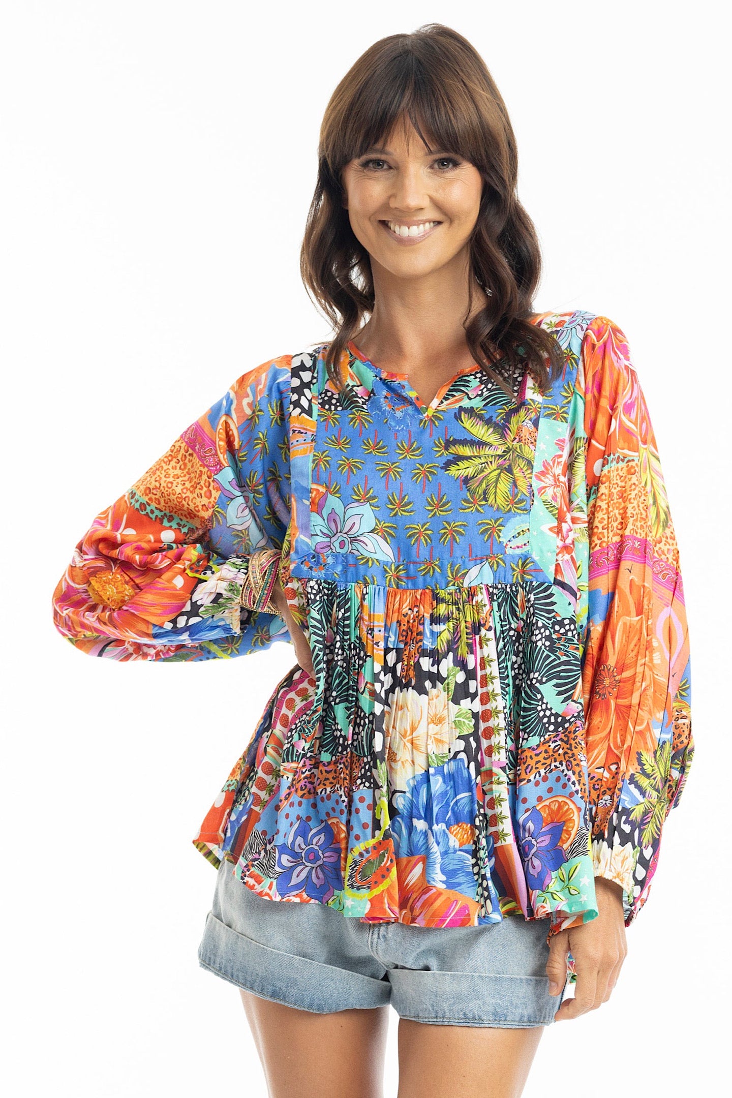 Escape Maeli Orange Top 72491