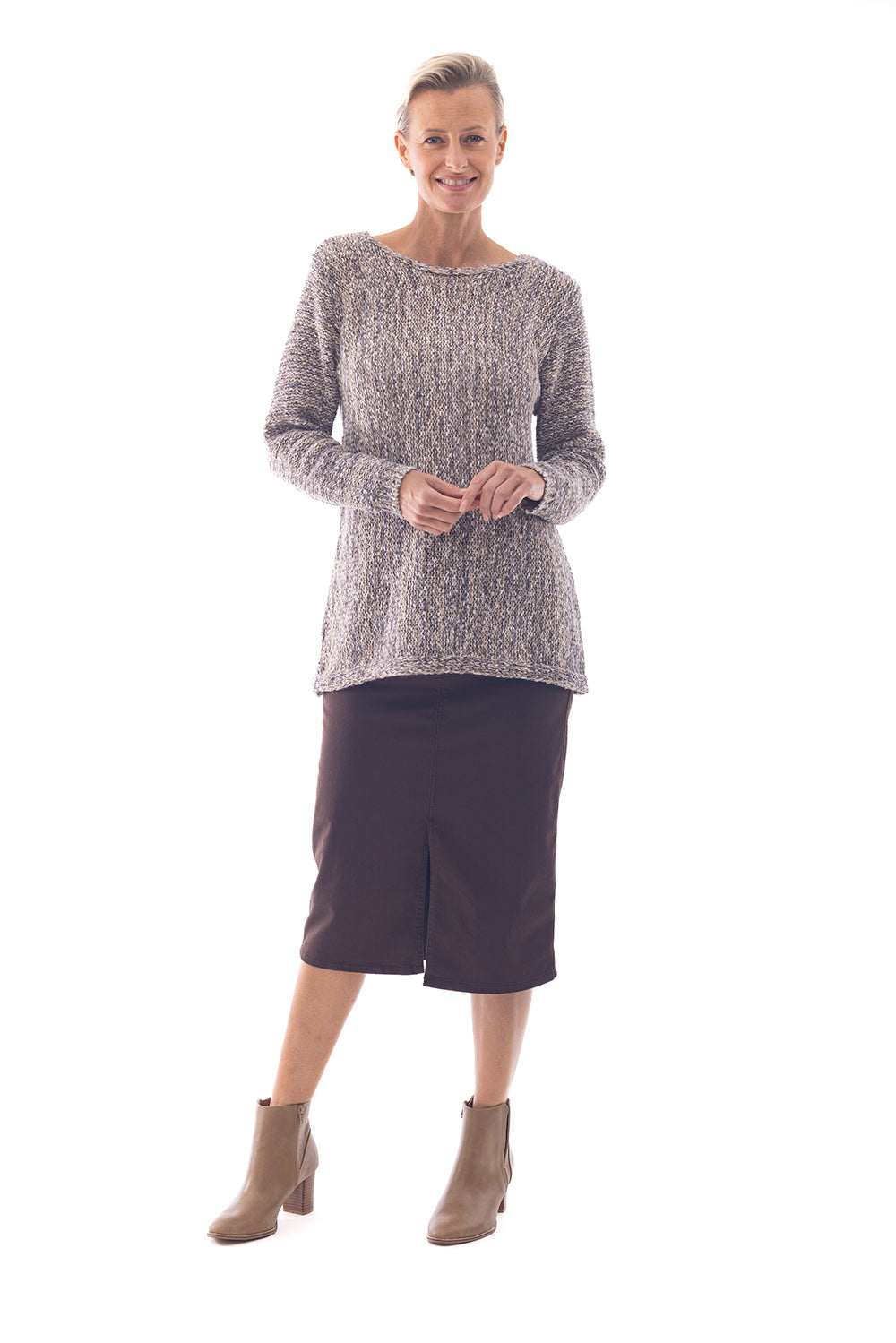 Cafe Latte Choc Knit CLK105