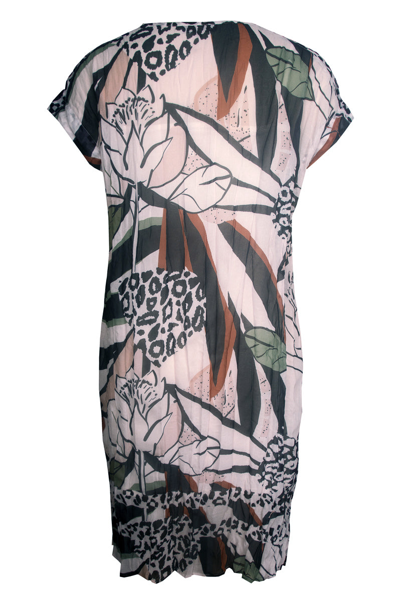 Cafe Latte Collage Dress CLM480