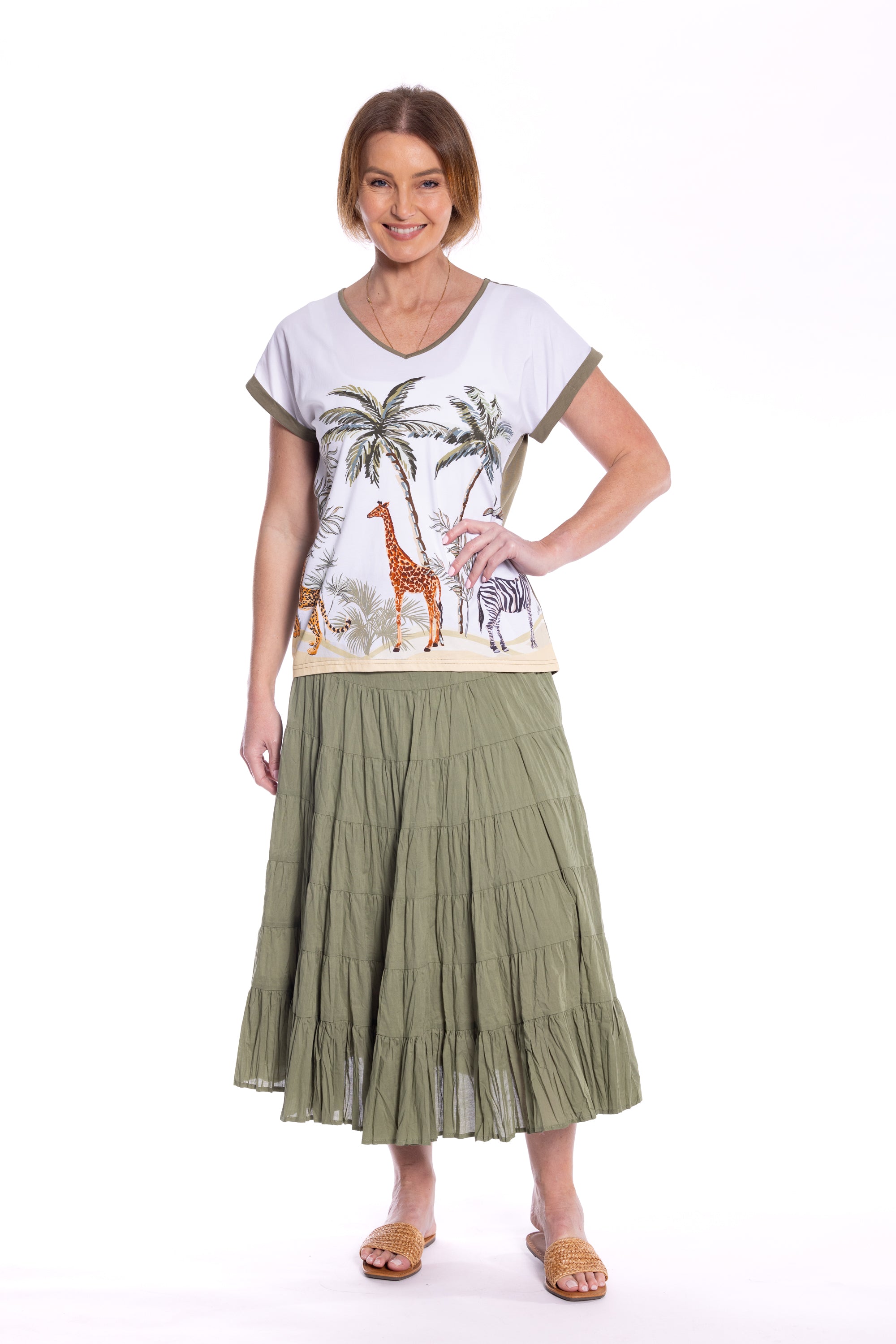 Cafe Latte Africa Tee CLM482