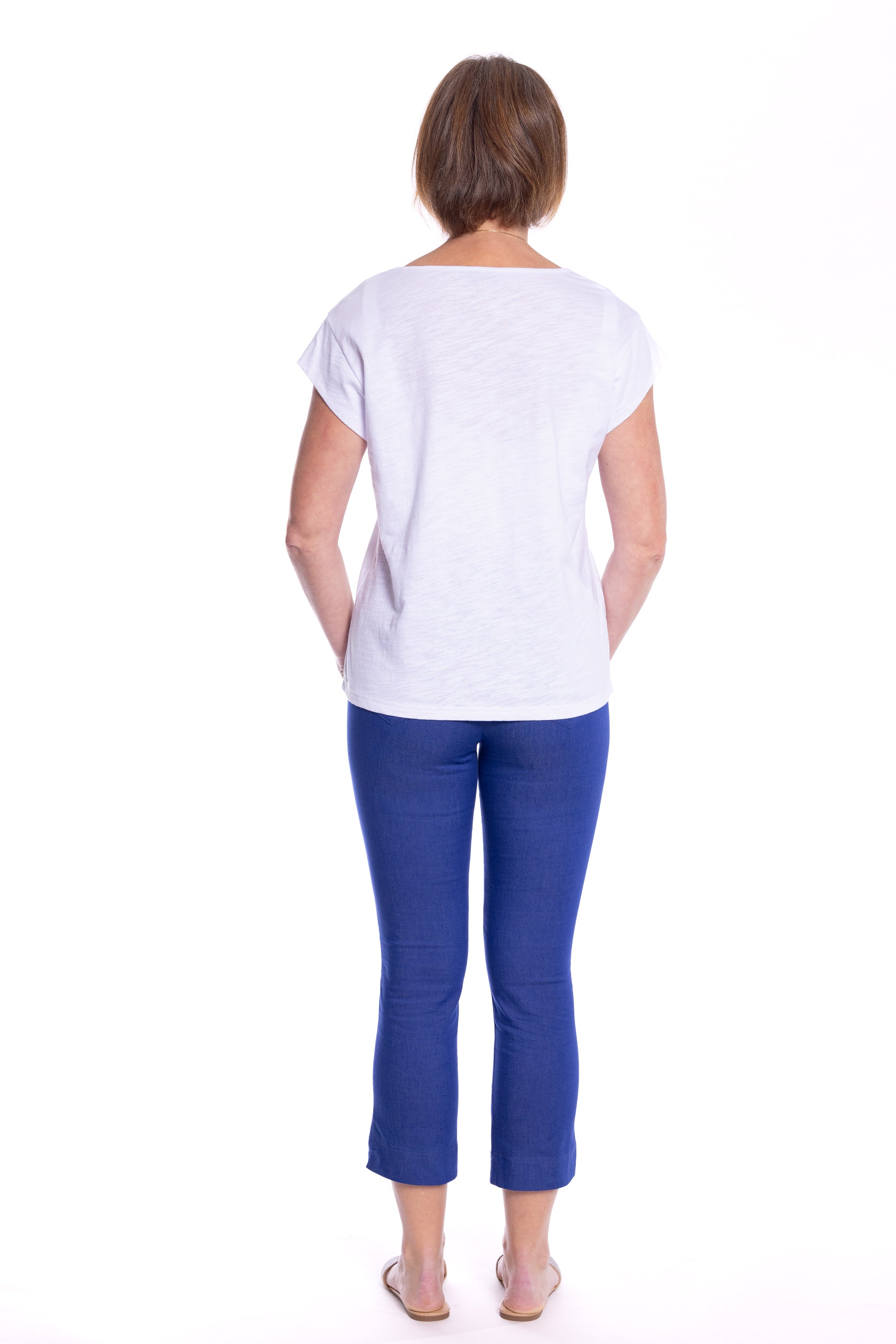 Cafe Latte 9 Square Blue CLM492