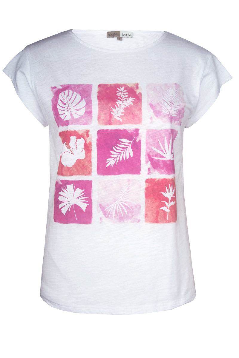 Cafe Latte 9 Square Pink CLM492
