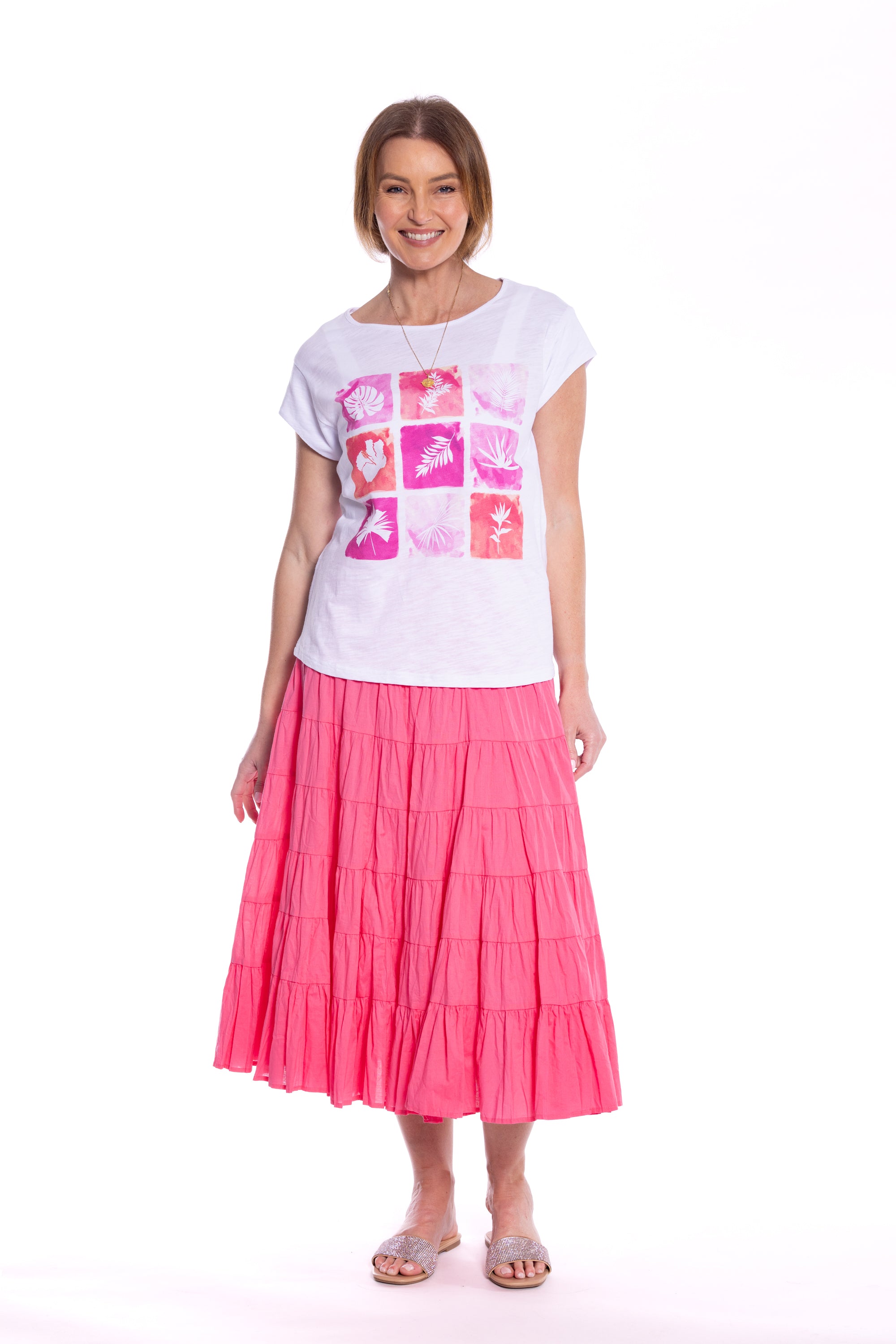 Cafe Latte 9 Square Pink CLM492