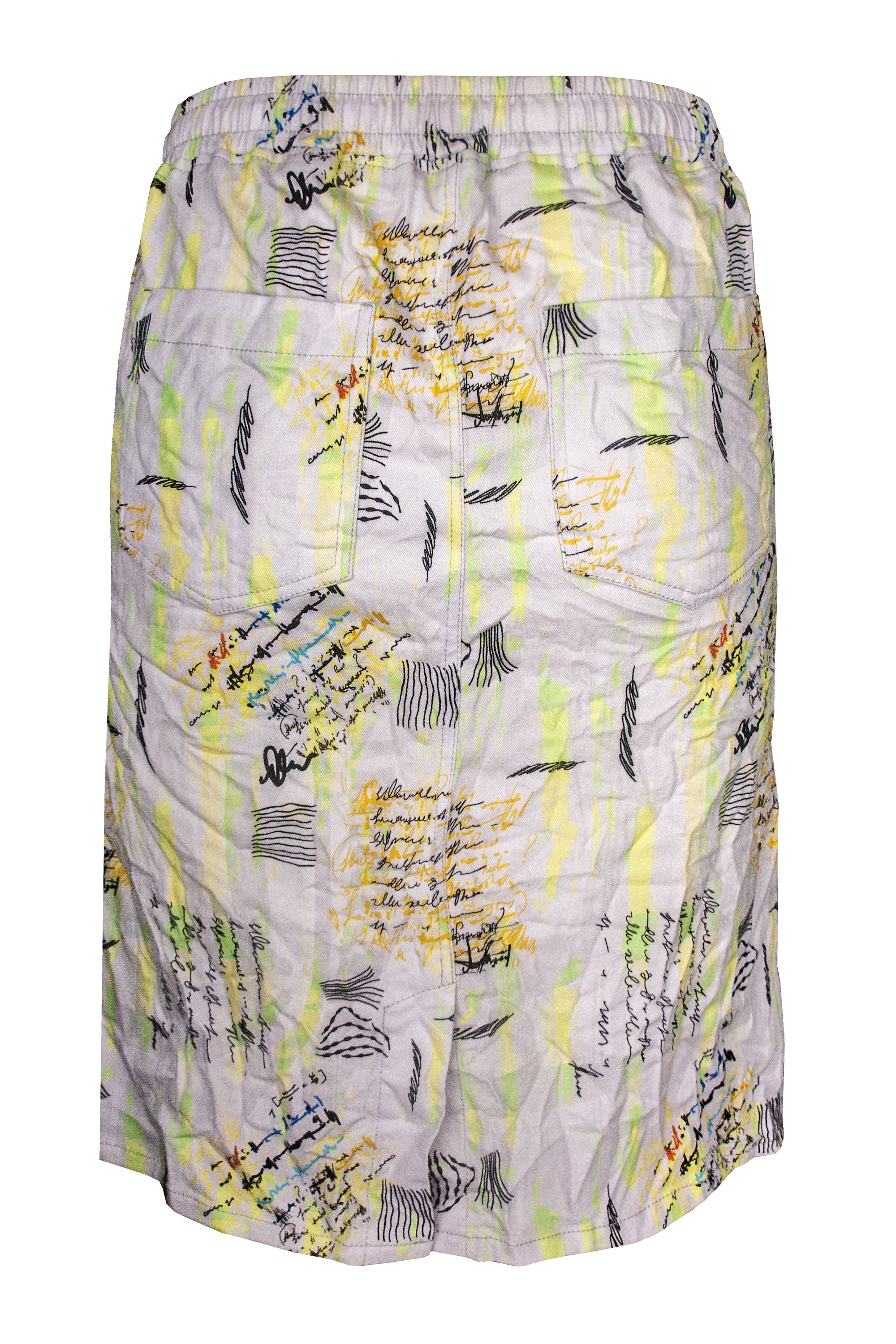 Cafe Latte Lemon Graffiti Skirt CLM497