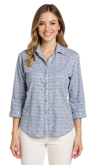 Cafe Latte Denim Shirt CLM560