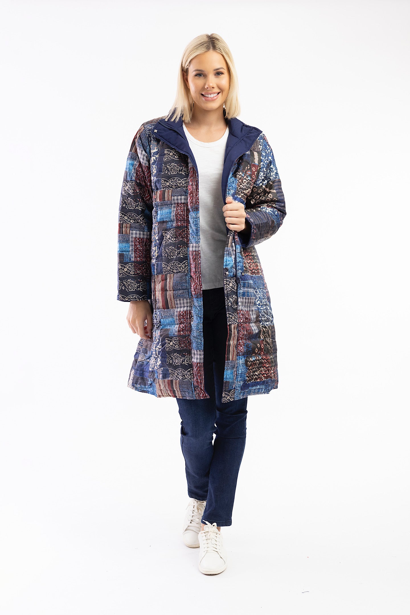 Orientique Kantha Puffer 3245