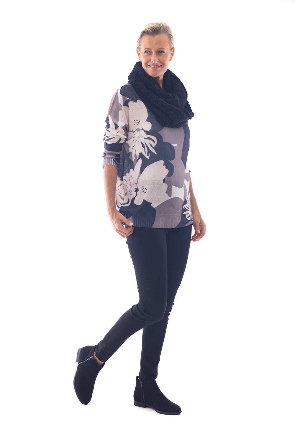 Cafe Latte Black Print CLK109