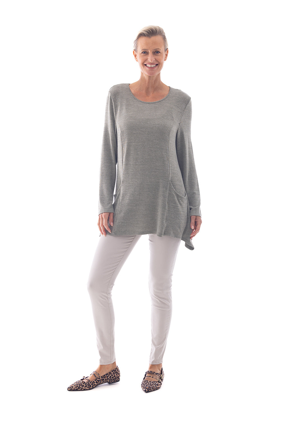 Cafe Latte Khaki Tunic CLM533