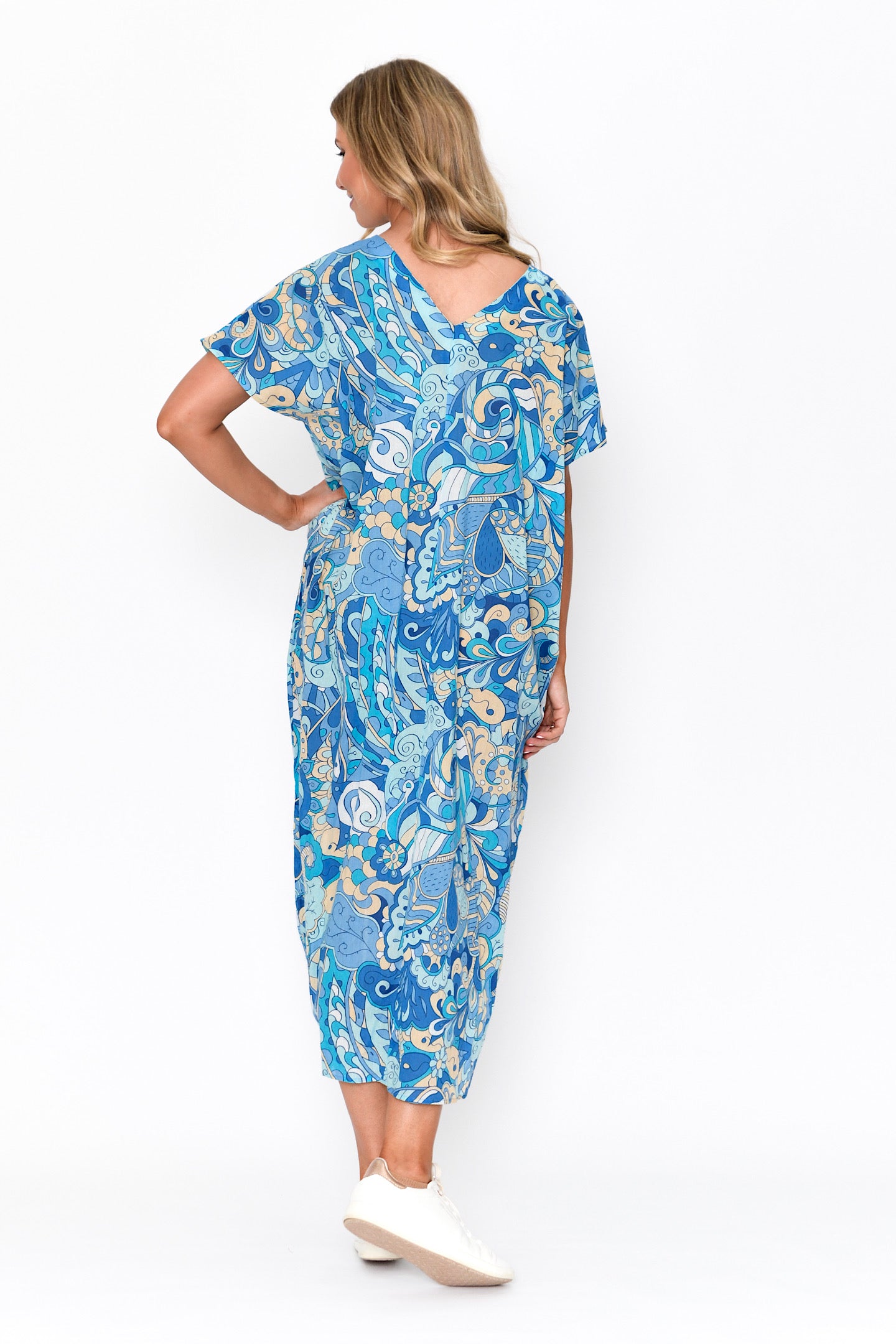 One Summer Frankie Kaftan Print 3 DW112G
