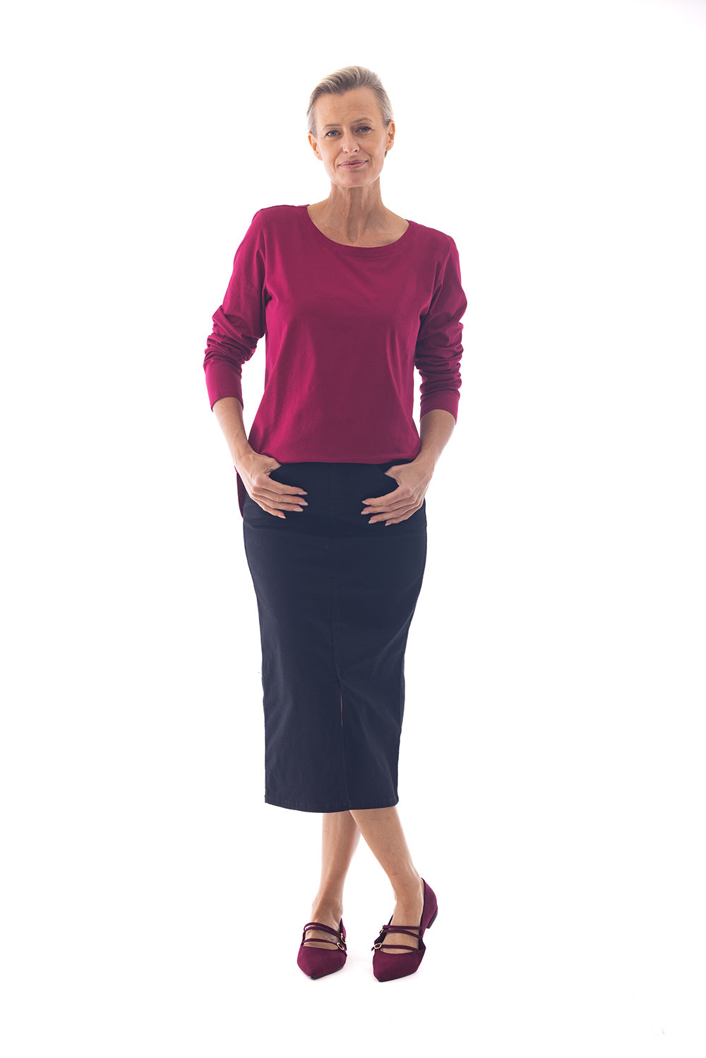 Cafe Latte Wine Tee CLM529