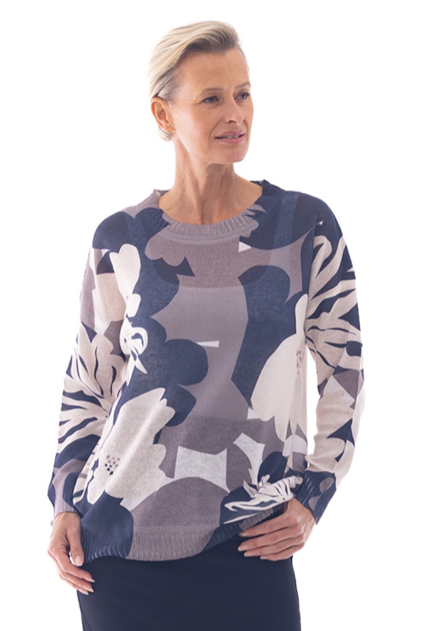 Cafe Latte Black Print CLK109